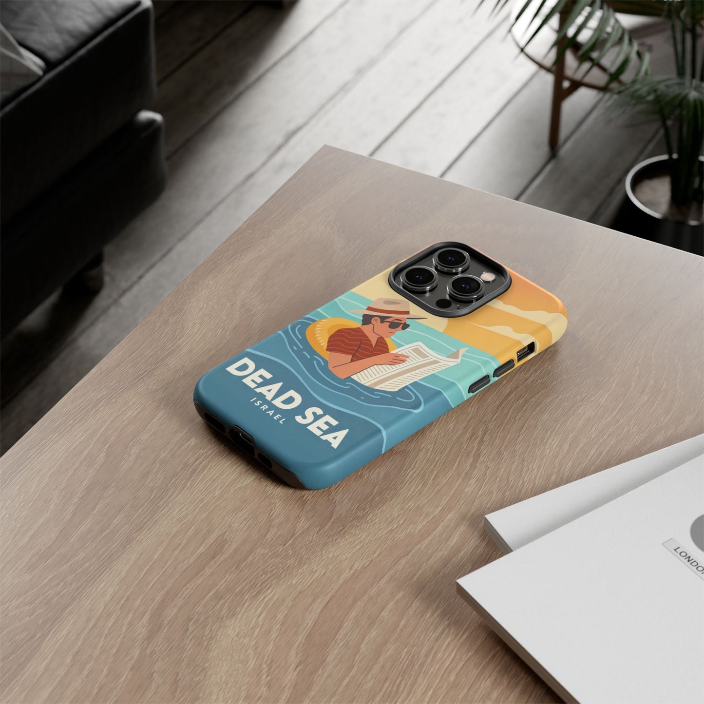 Dødehavet – Retro Flytende Mann Mobildeksel