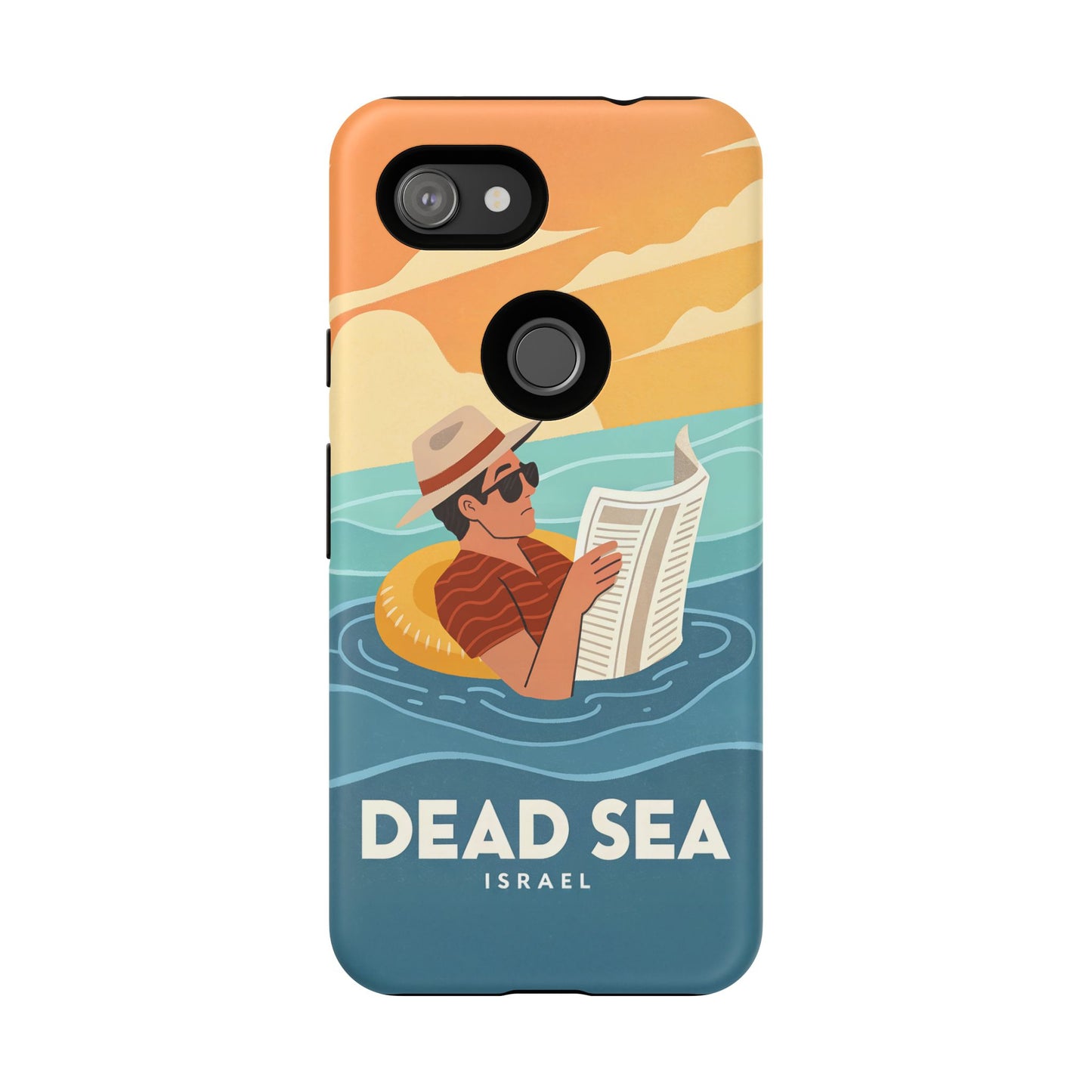 Dødehavet – Retro Flytende Mann Mobildeksel