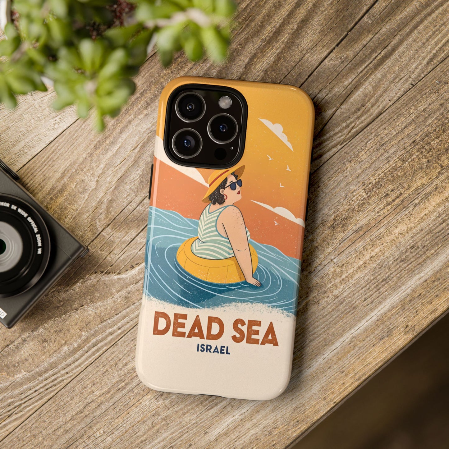 Dødehavet – Retro Flytende Dame Mobildeksel
