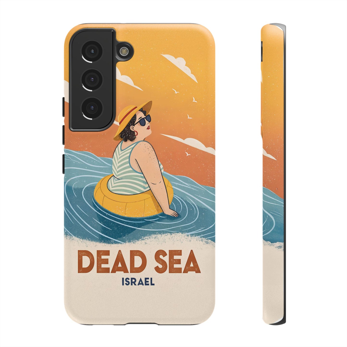 Dødehavet – Retro Flytende Dame Mobildeksel