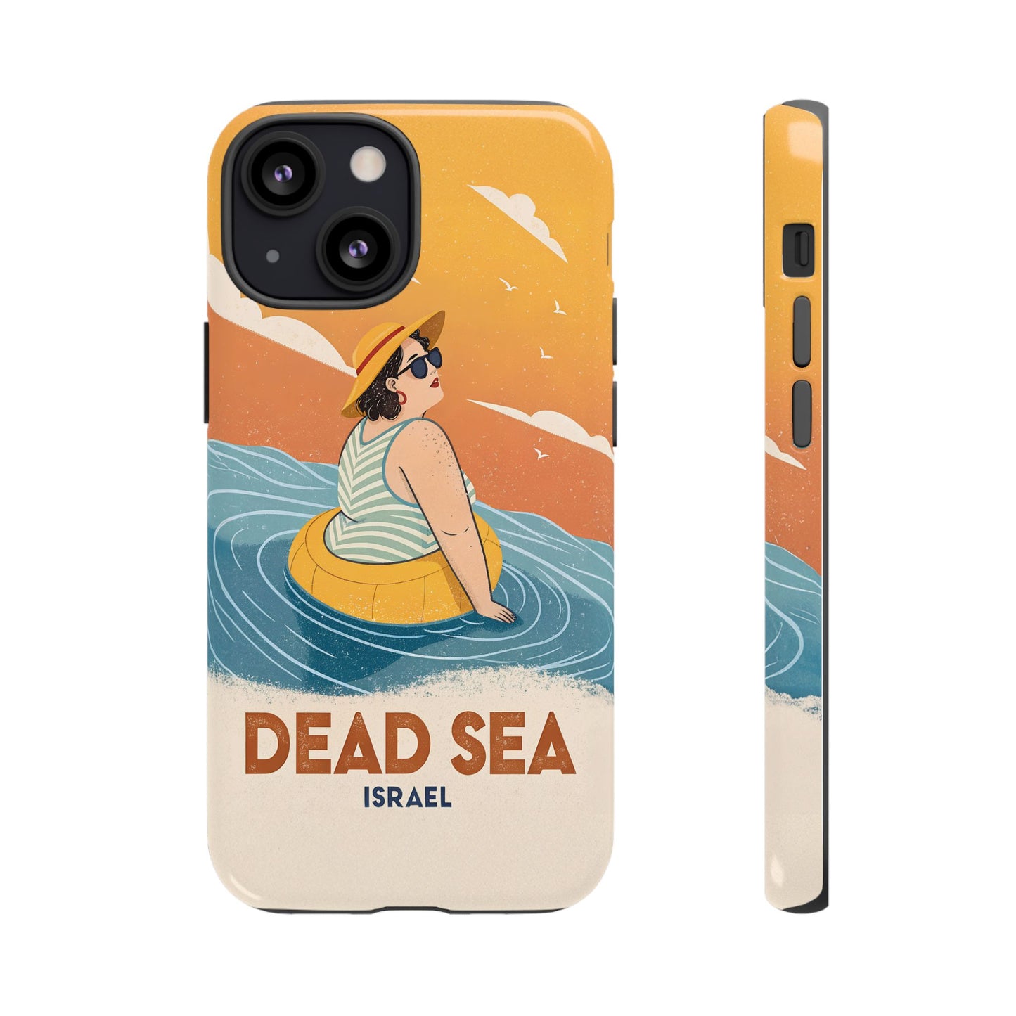 Dødehavet – Retro Flytende Dame Mobildeksel