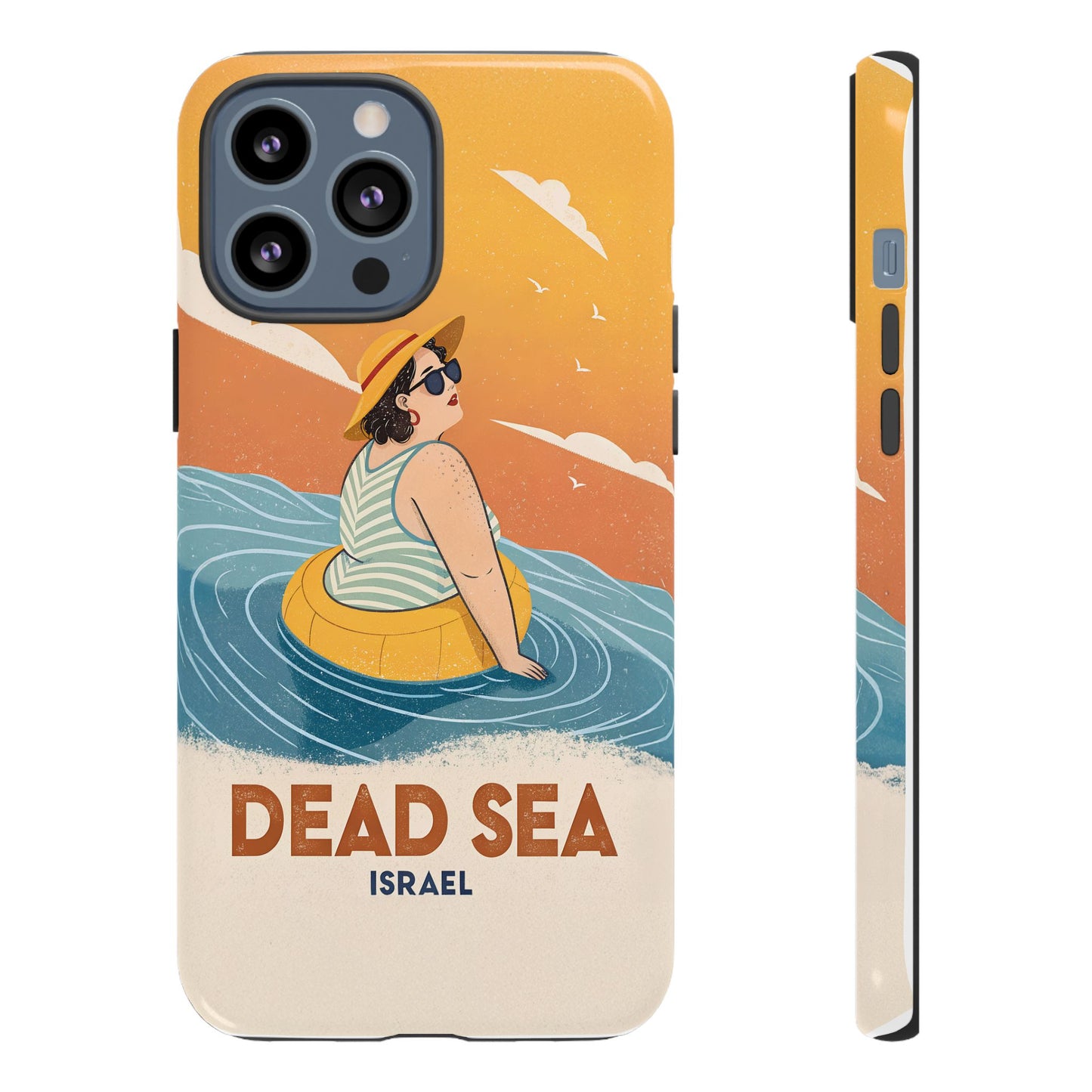 Dødehavet – Retro Flytende Dame Mobildeksel