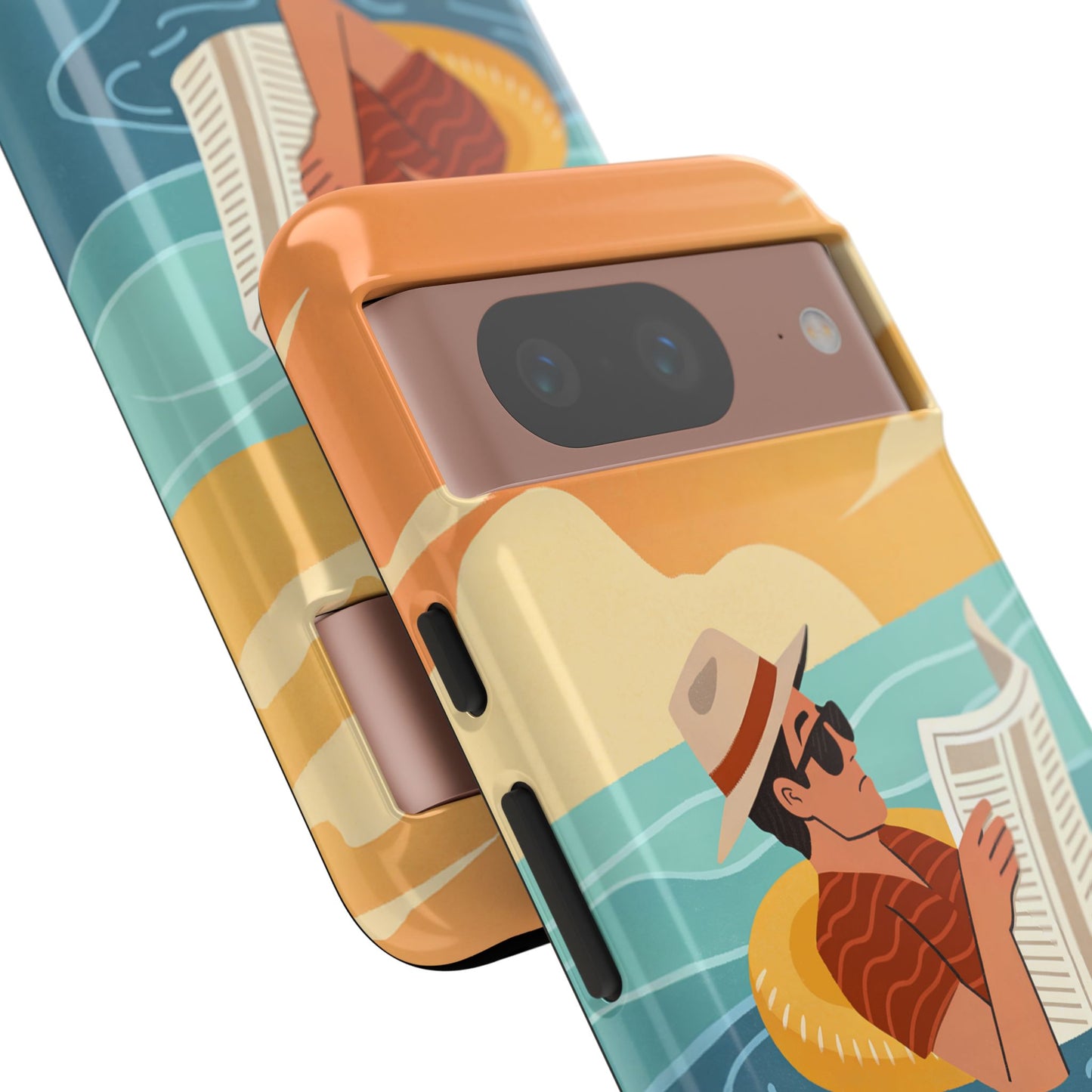 Dødehavet – Retro Flytende Mann Mobildeksel