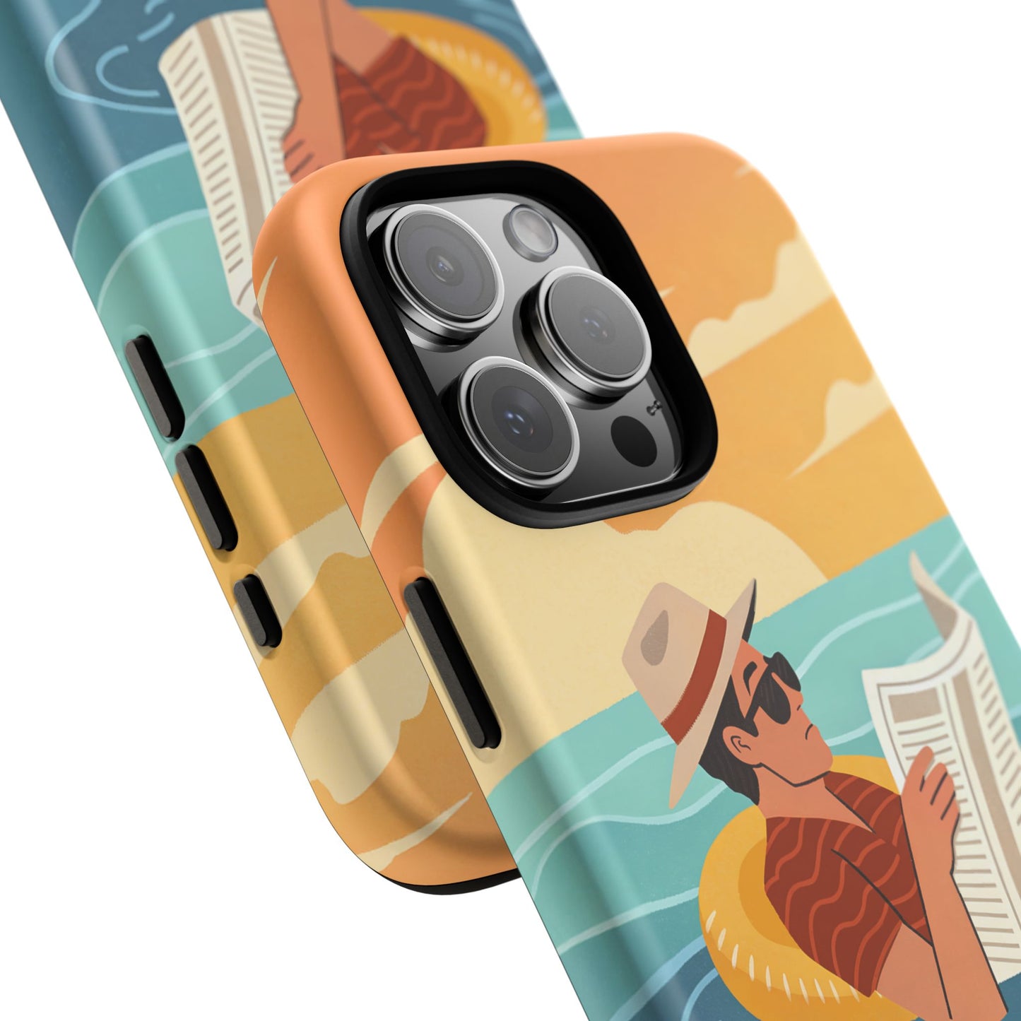 Dødehavet – Retro Flytende Mann Mobildeksel