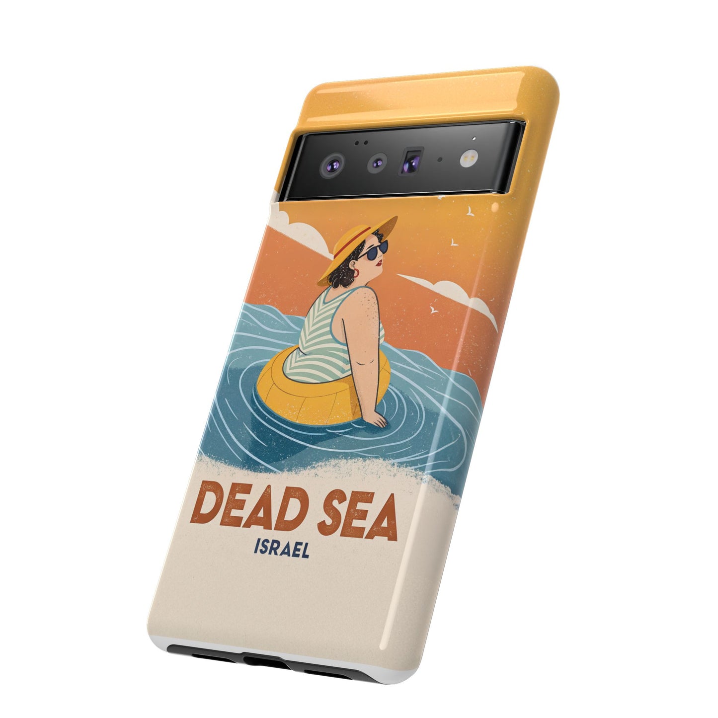 Dødehavet – Retro Flytende Dame Mobildeksel