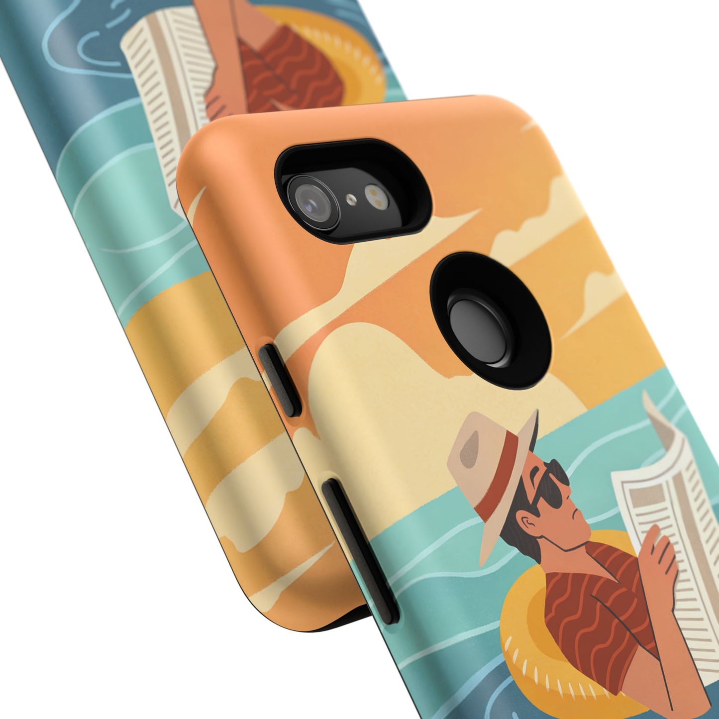 Dødehavet – Retro Flytende Mann Mobildeksel