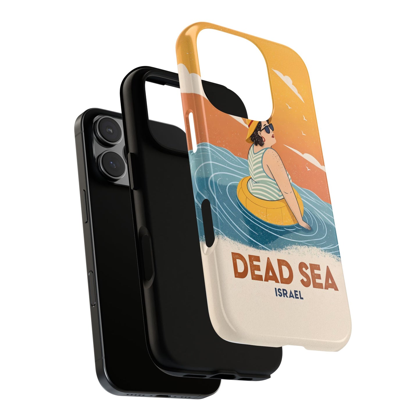 Dødehavet – Retro Flytende Dame Mobildeksel