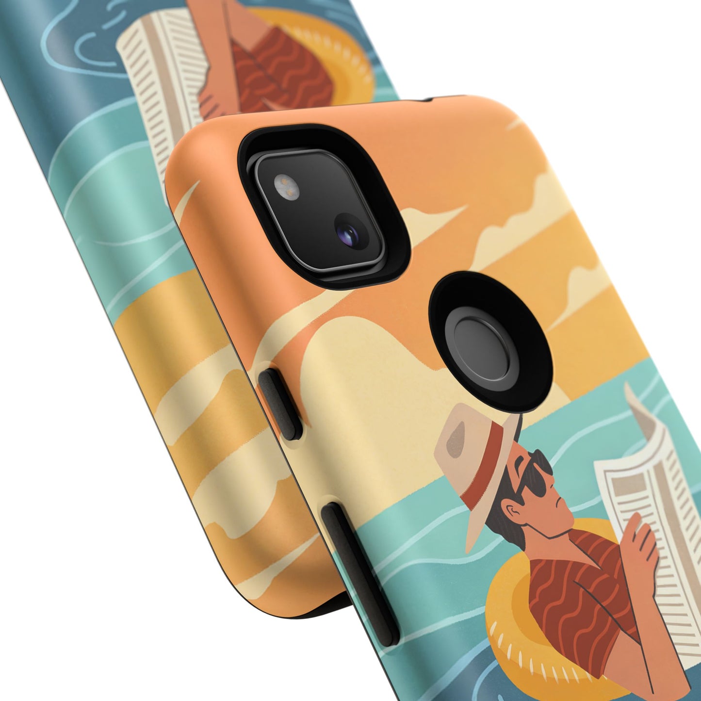 Dødehavet – Retro Flytende Mann Mobildeksel