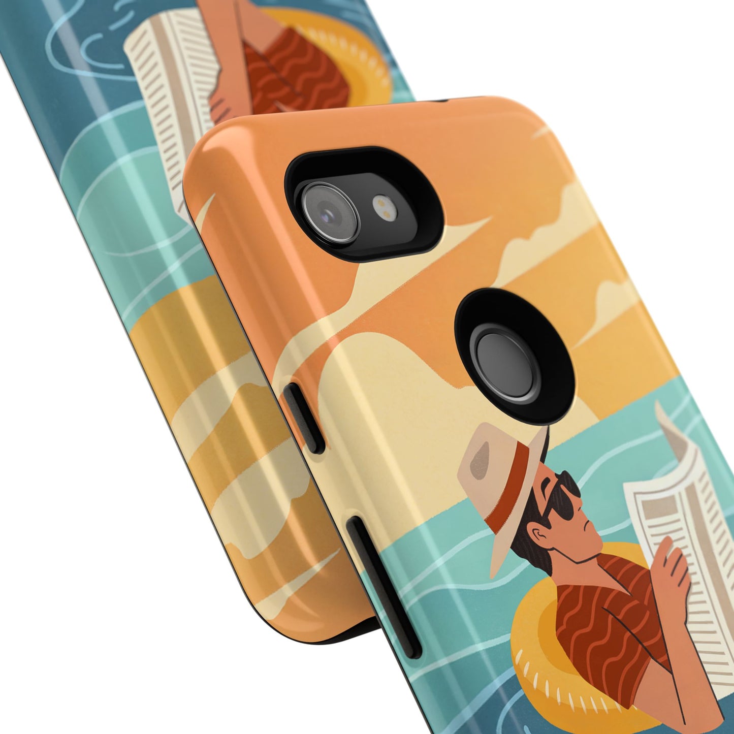 Dødehavet – Retro Flytende Mann Mobildeksel