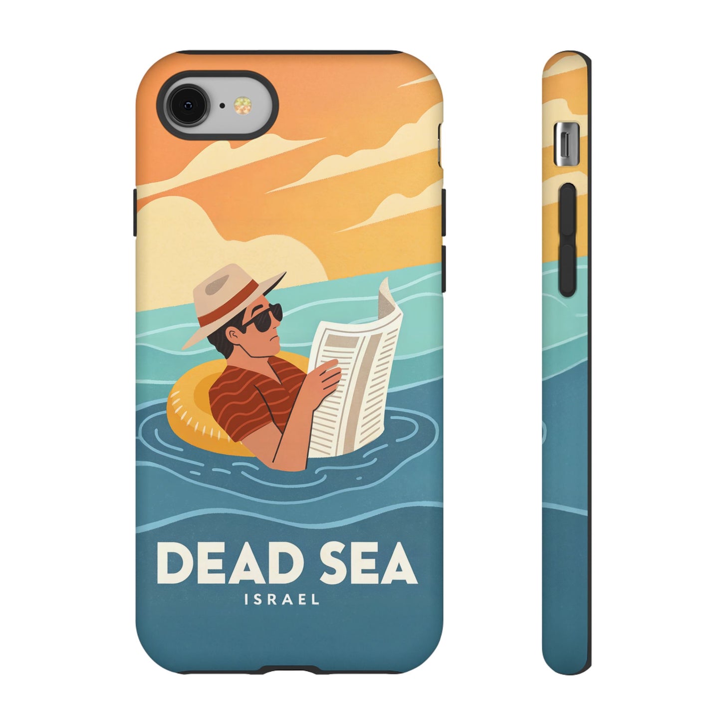 Dødehavet – Retro Flytende Mann Mobildeksel