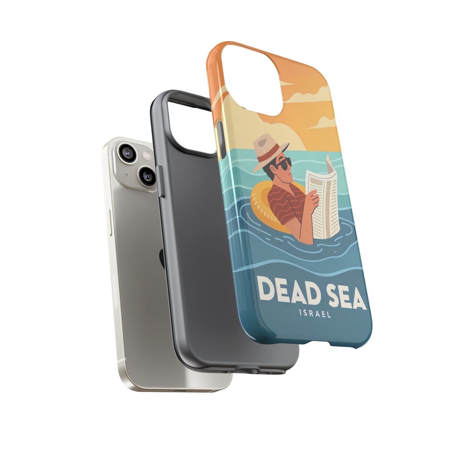 Dødehavet – Retro Flytende Mann Mobildeksel