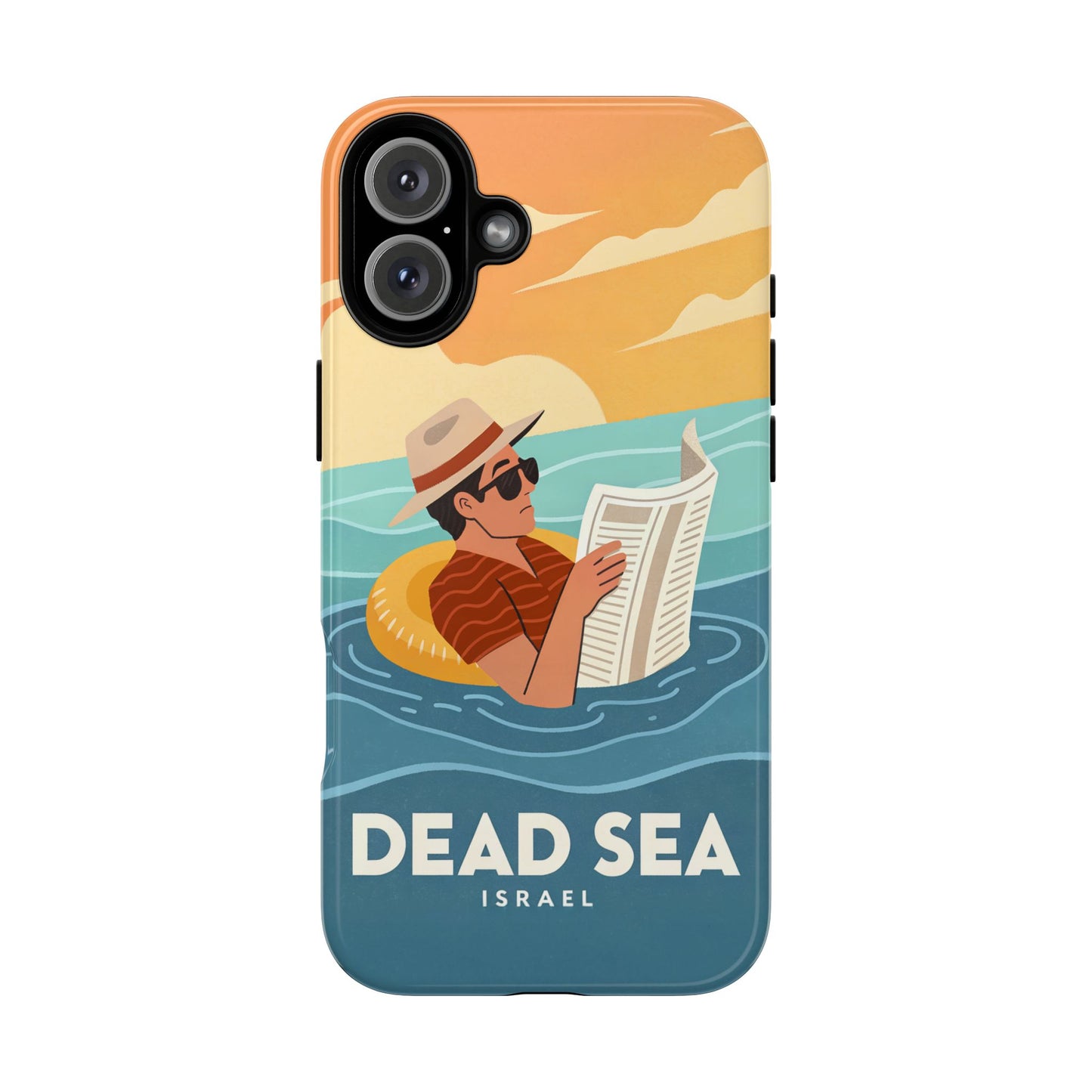 Dødehavet – Retro Flytende Mann Mobildeksel
