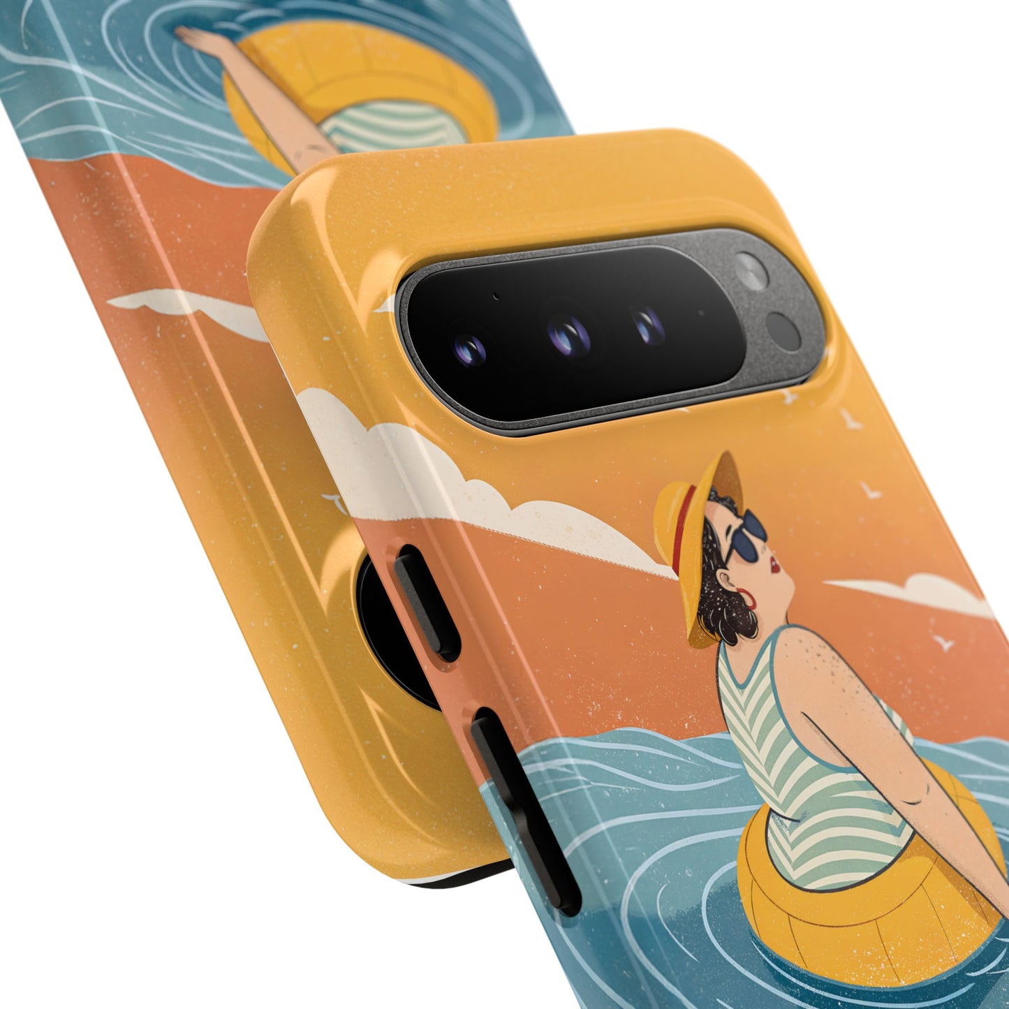 Dødehavet – Retro Flytende Dame Mobildeksel