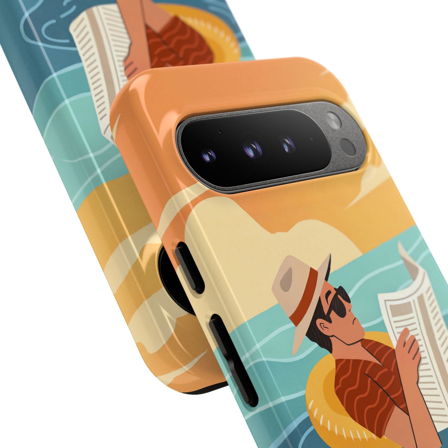 Dødehavet – Retro Flytende Mann Mobildeksel