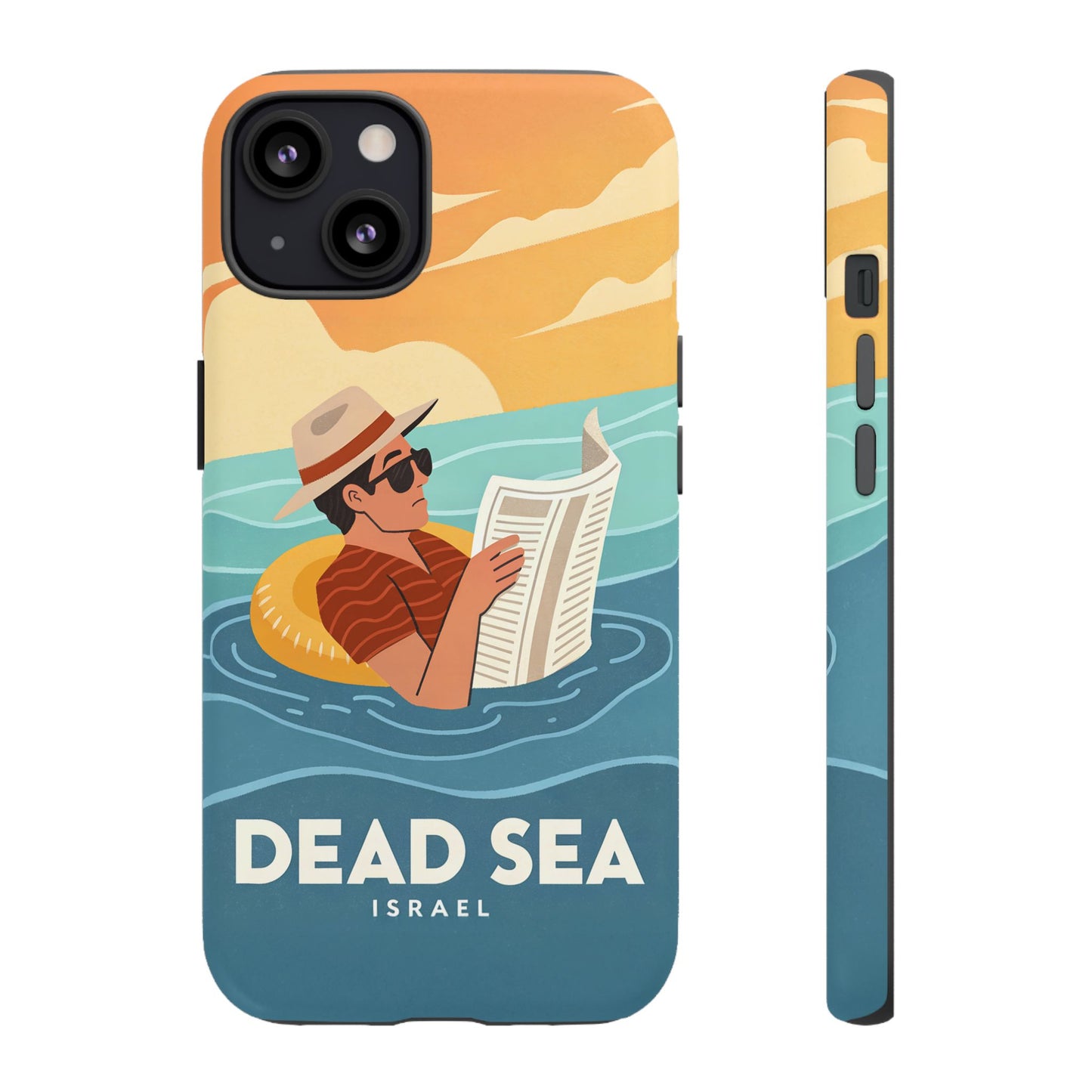 Dødehavet – Retro Flytende Mann Mobildeksel
