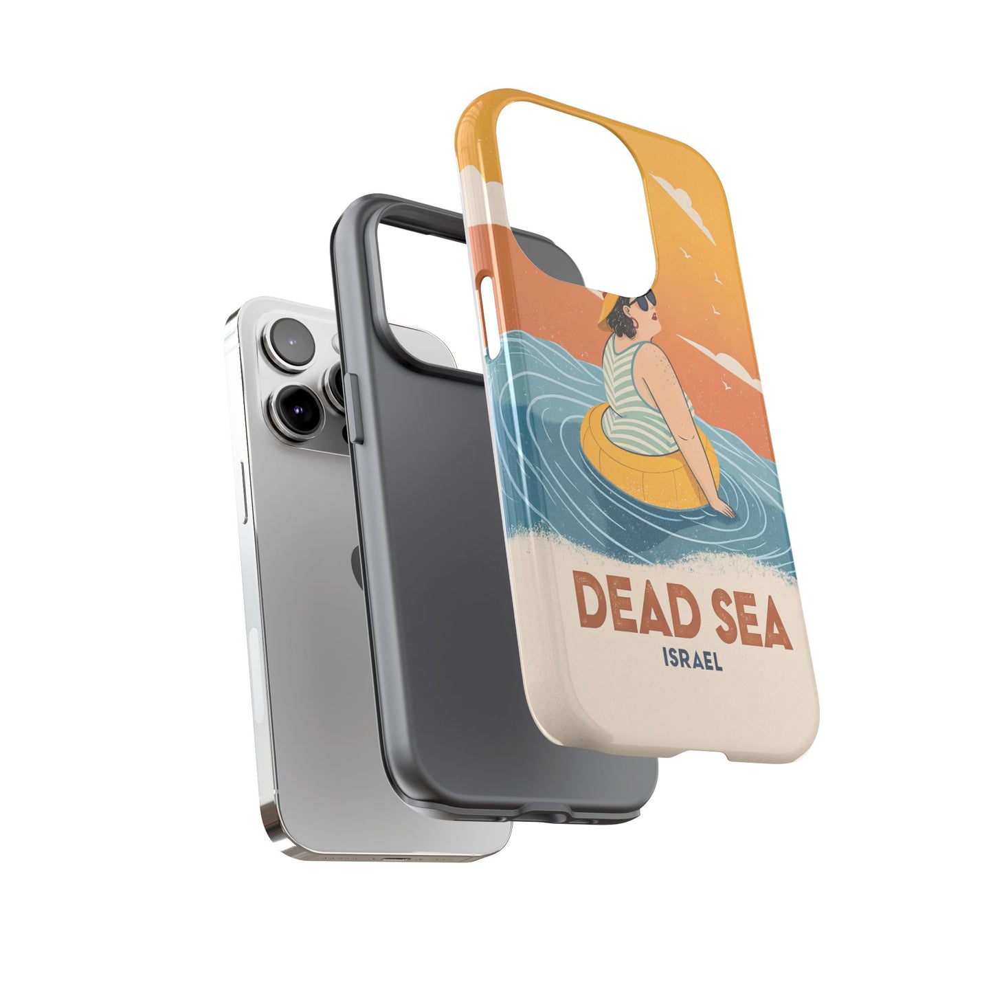 Dødehavet – Retro Flytende Dame Mobildeksel
