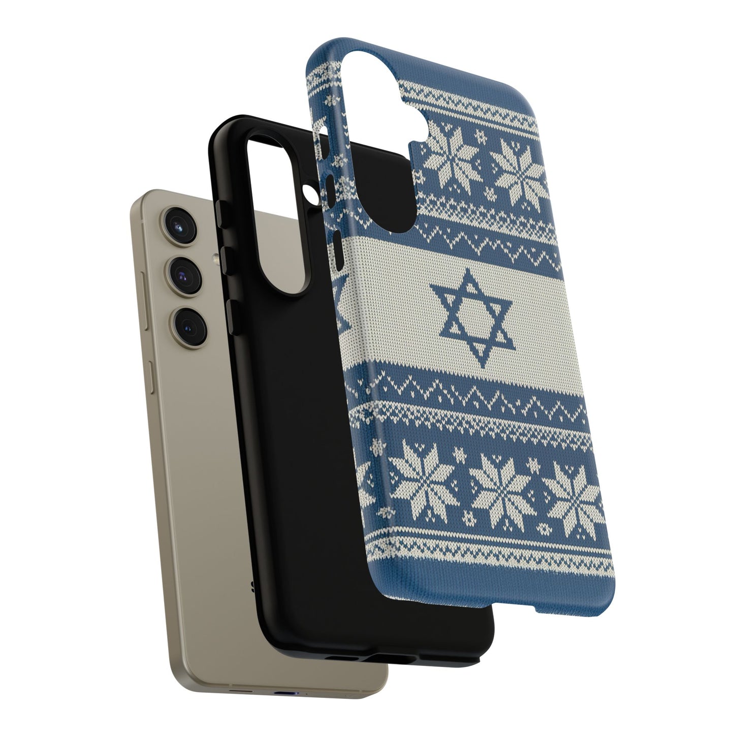 Norsk–Israelsk Strikkemønster – Mobildeksel