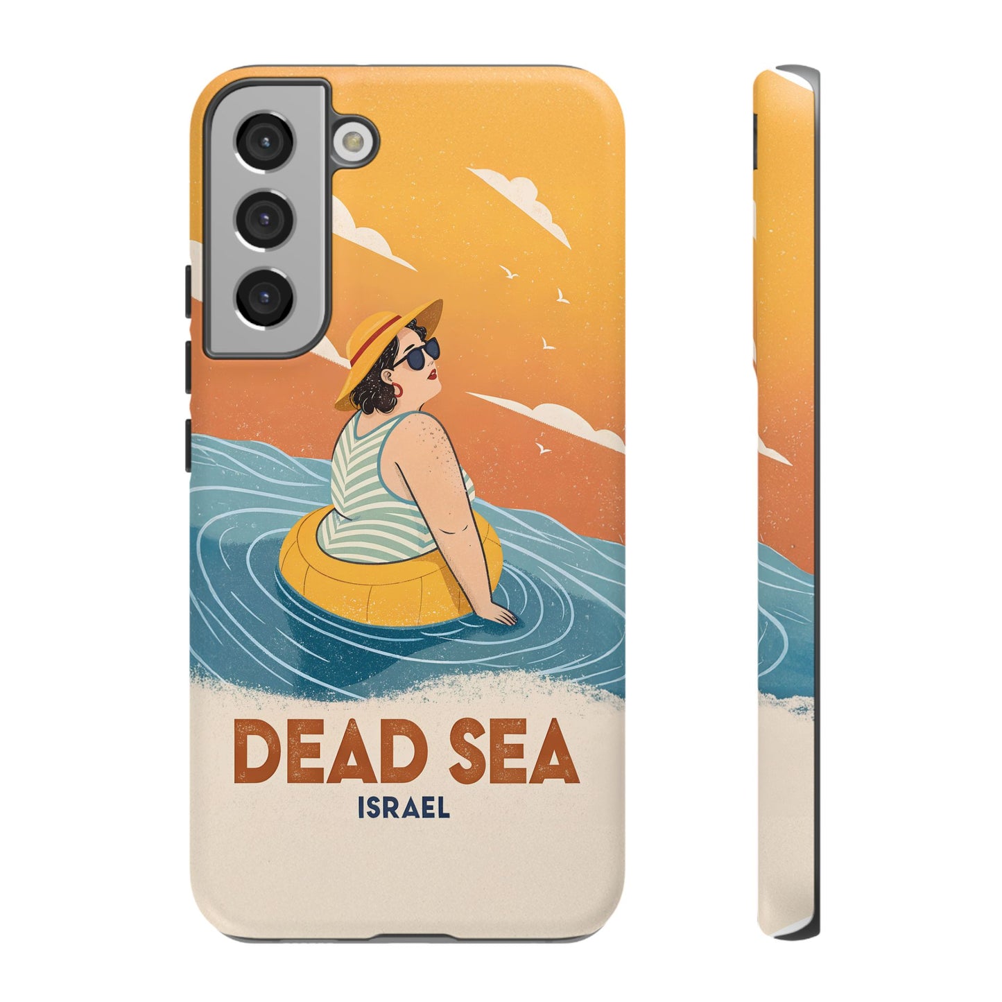 Dødehavet – Retro Flytende Dame Mobildeksel