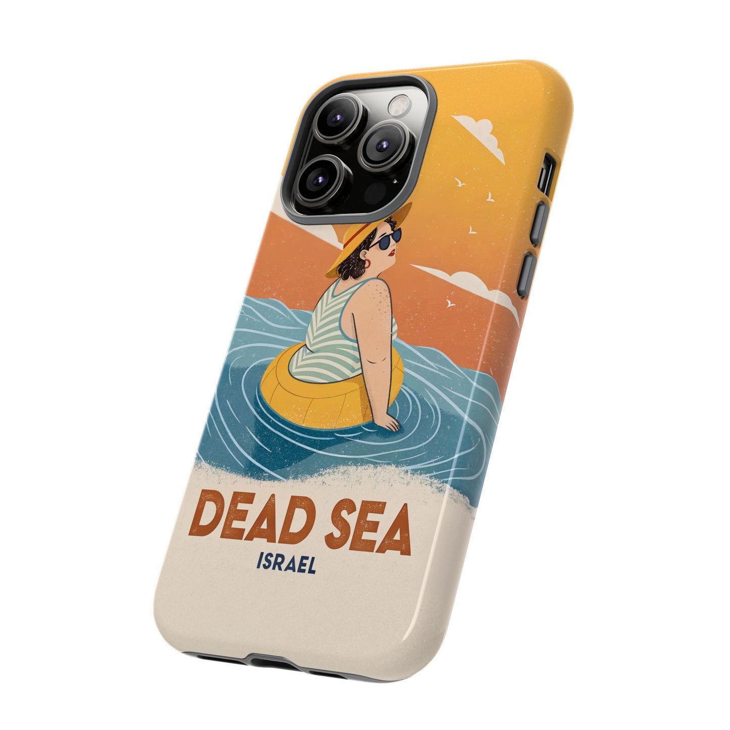 Dødehavet – Retro Flytende Dame Mobildeksel