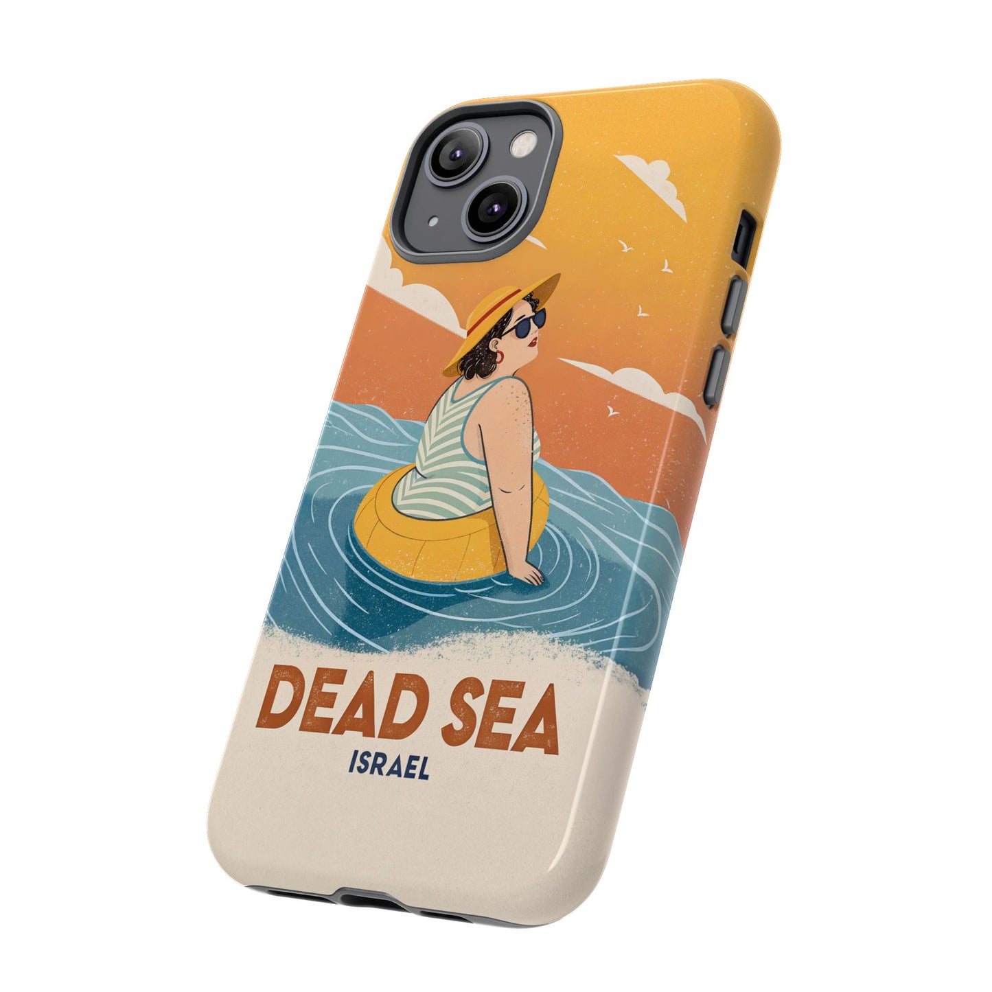 Dødehavet – Retro Flytende Dame Mobildeksel