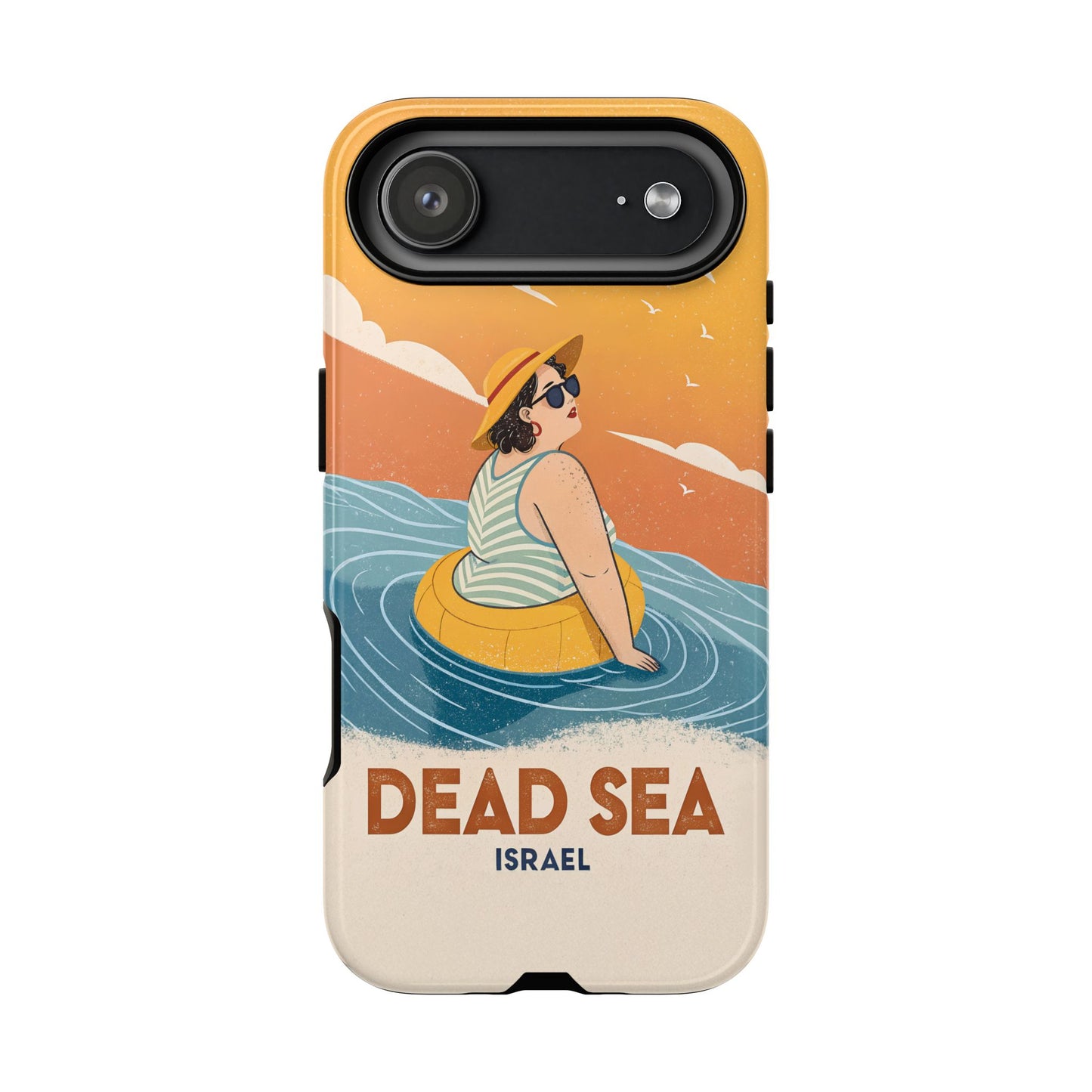 Dødehavet – Retro Flytende Dame Mobildeksel
