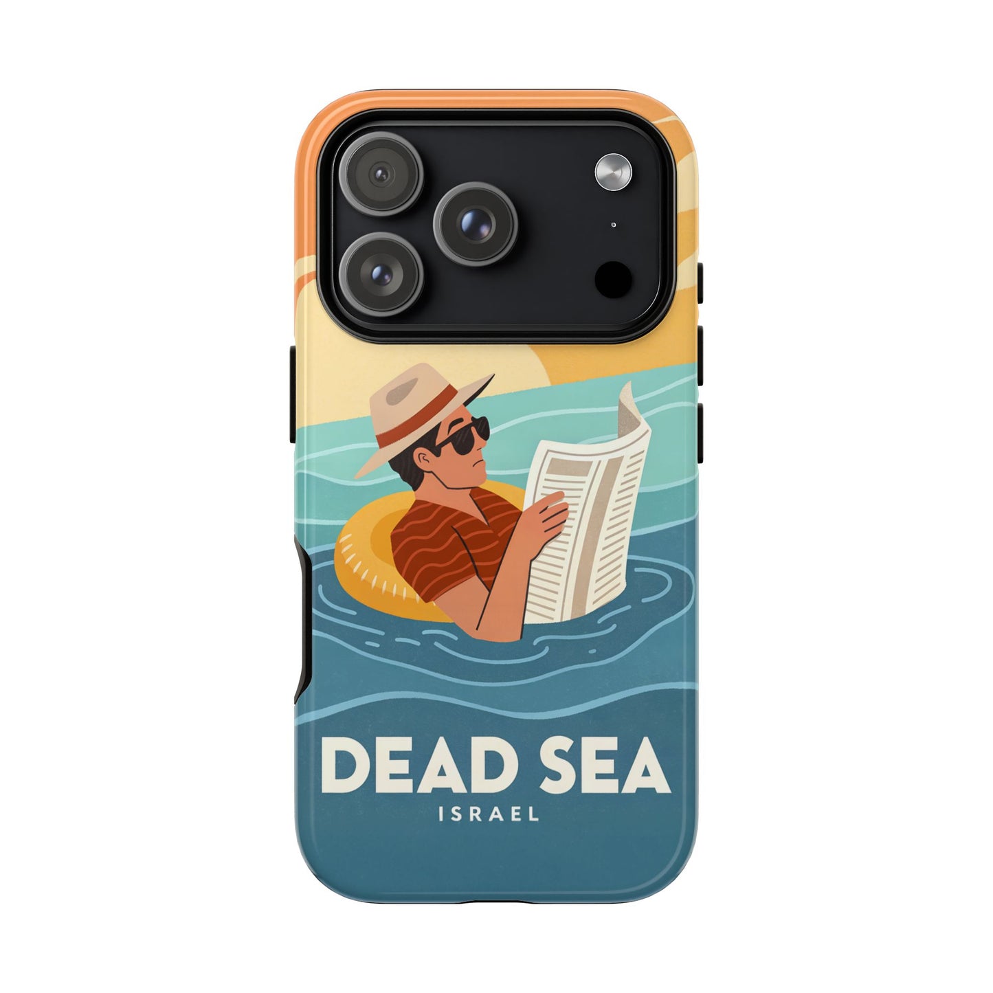 Dødehavet – Retro Flytende Mann Mobildeksel