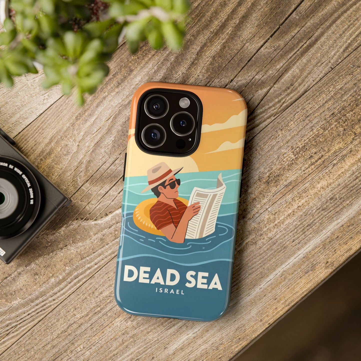 Dødehavet – Retro Flytende Mann Mobildeksel