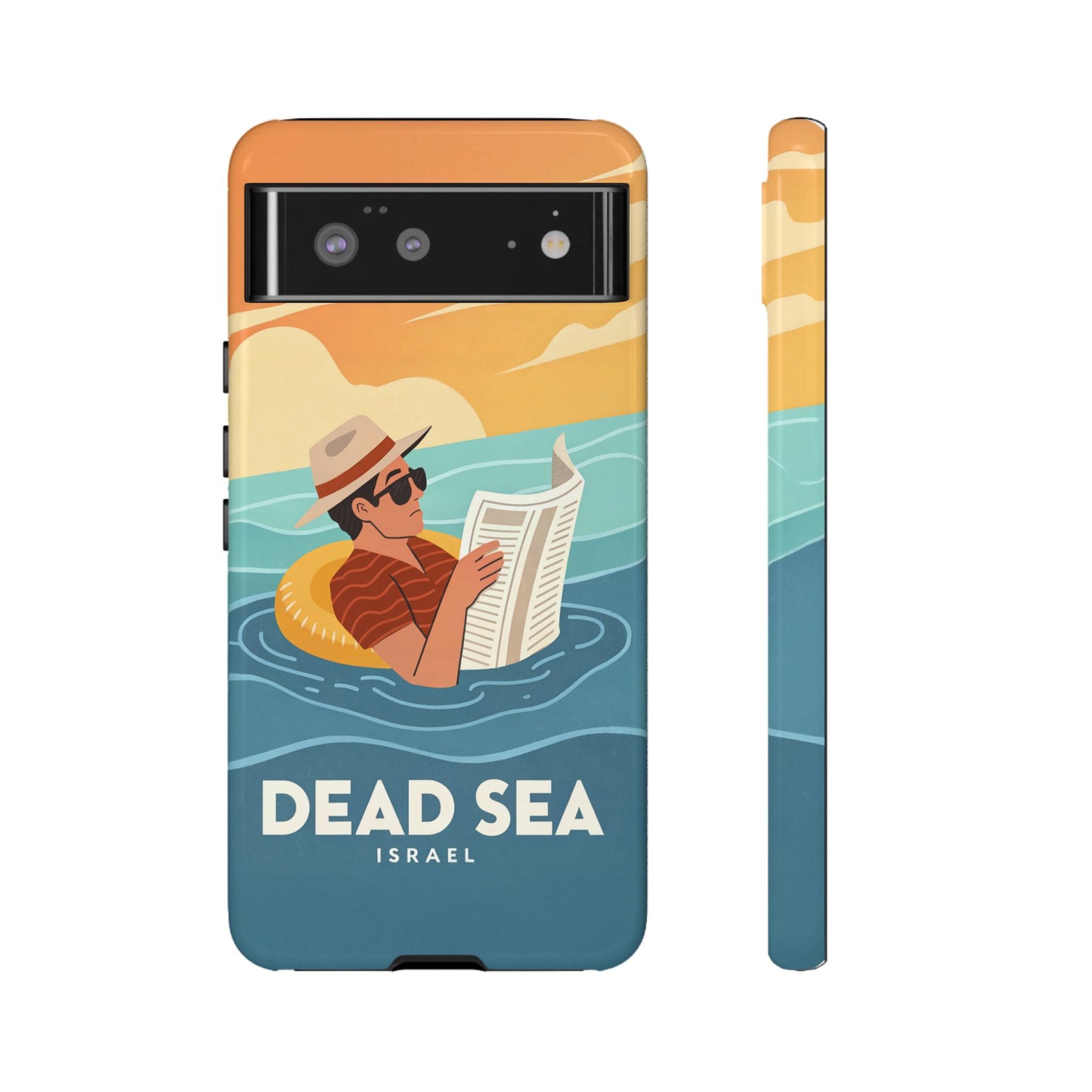 Dødehavet – Retro Flytende Mann Mobildeksel
