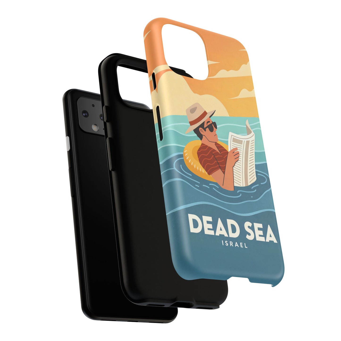 Dødehavet – Retro Flytende Mann Mobildeksel