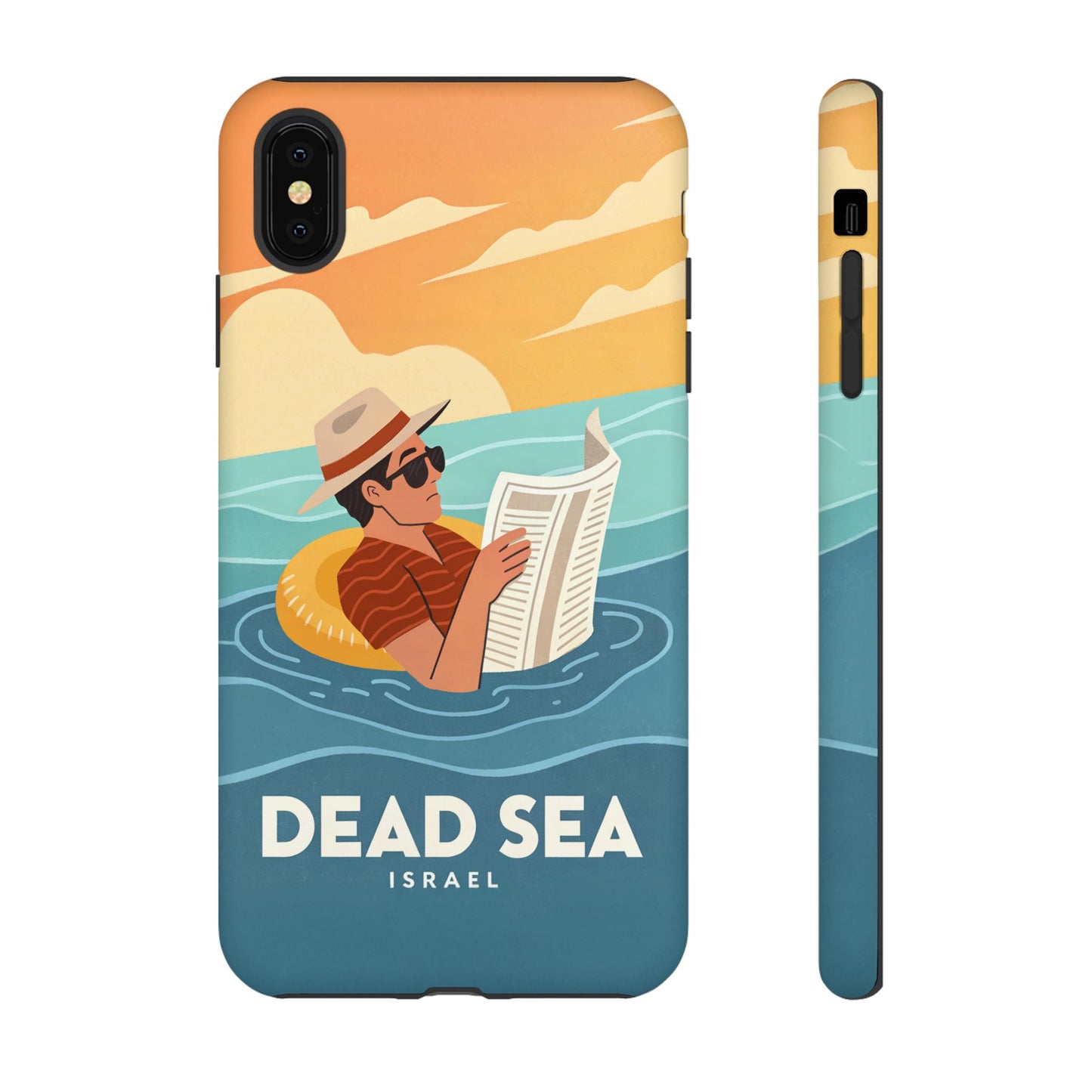 Dødehavet – Retro Flytende Mann Mobildeksel