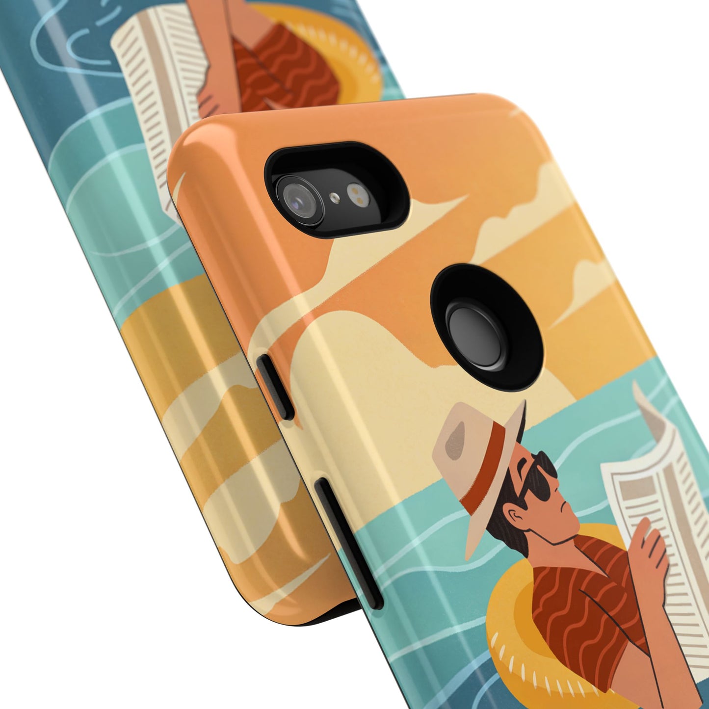 Dødehavet – Retro Flytende Mann Mobildeksel