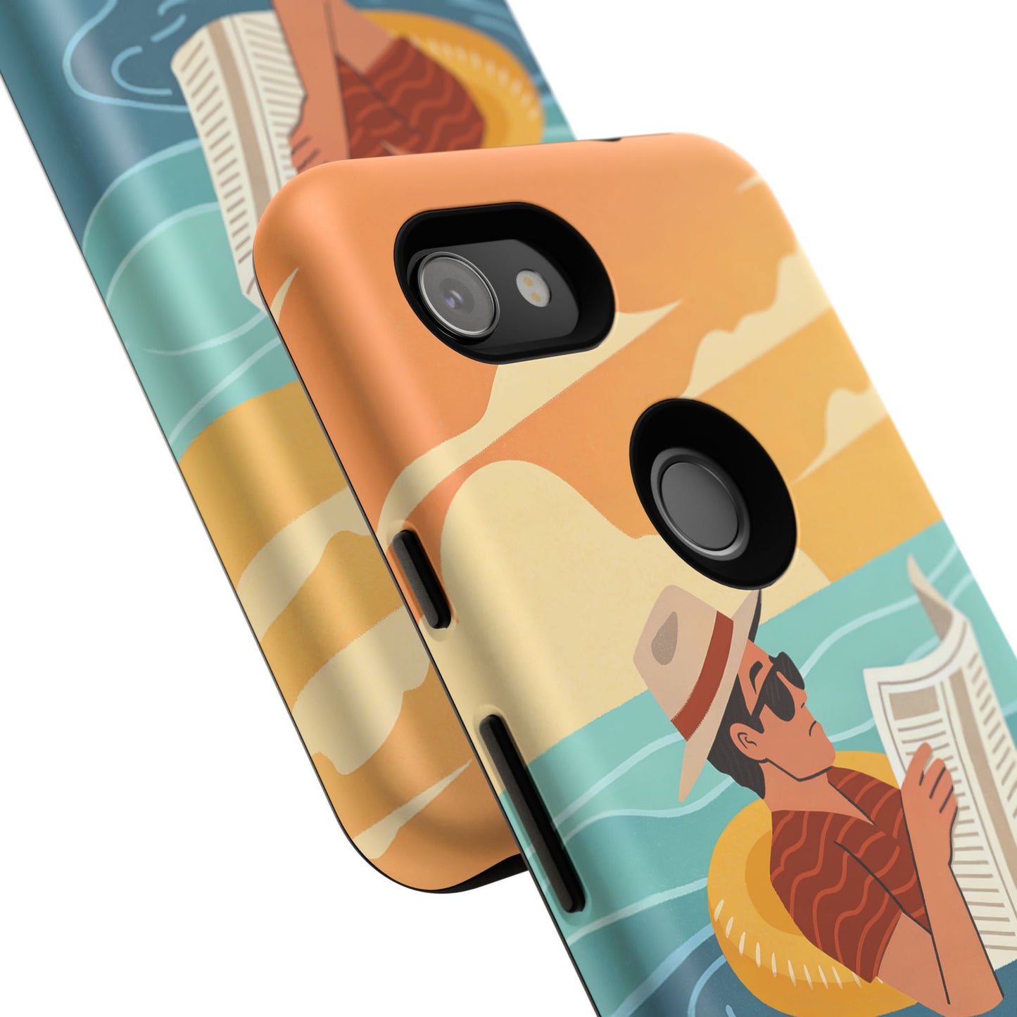 Dødehavet – Retro Flytende Mann Mobildeksel