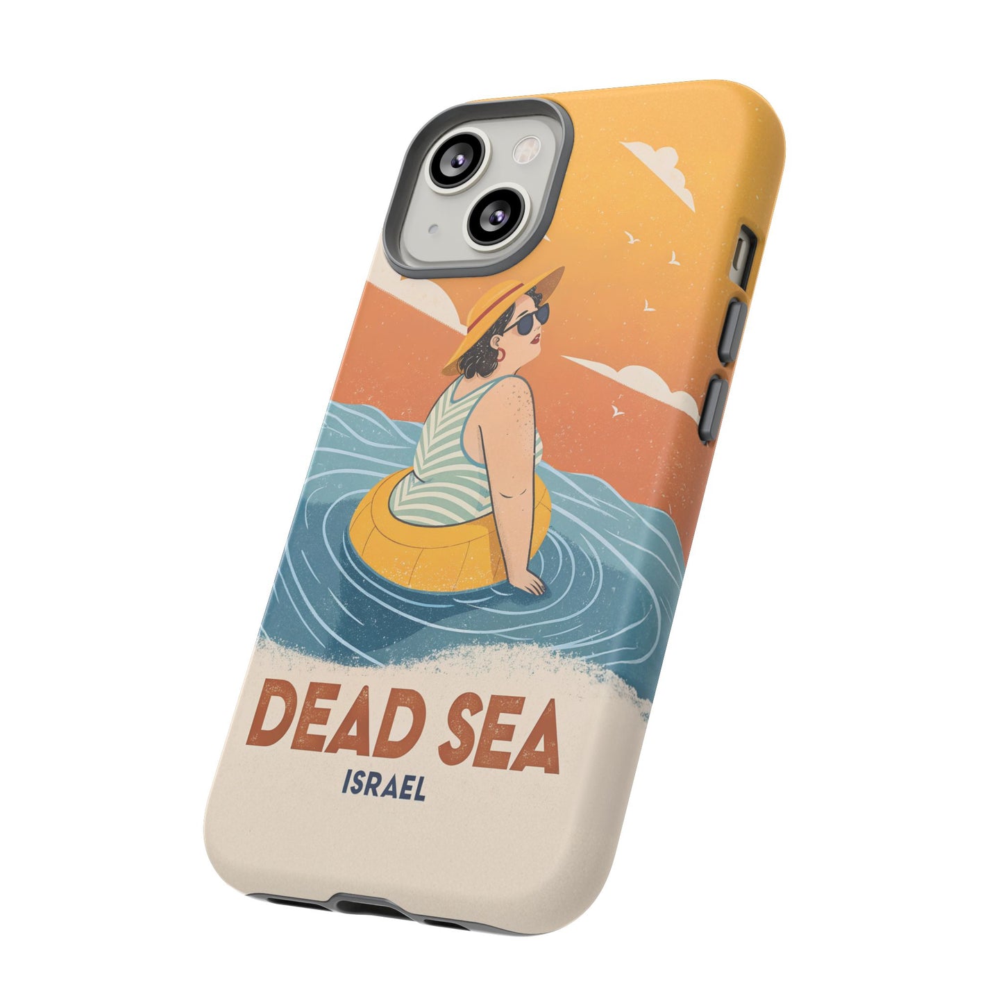 Dødehavet – Retro Flytende Dame Mobildeksel