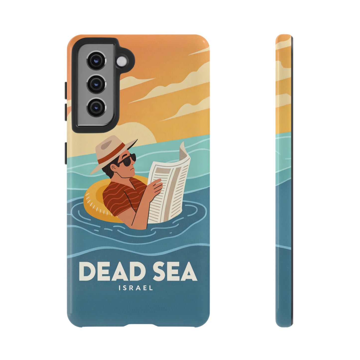 Dødehavet – Retro Flytende Mann Mobildeksel