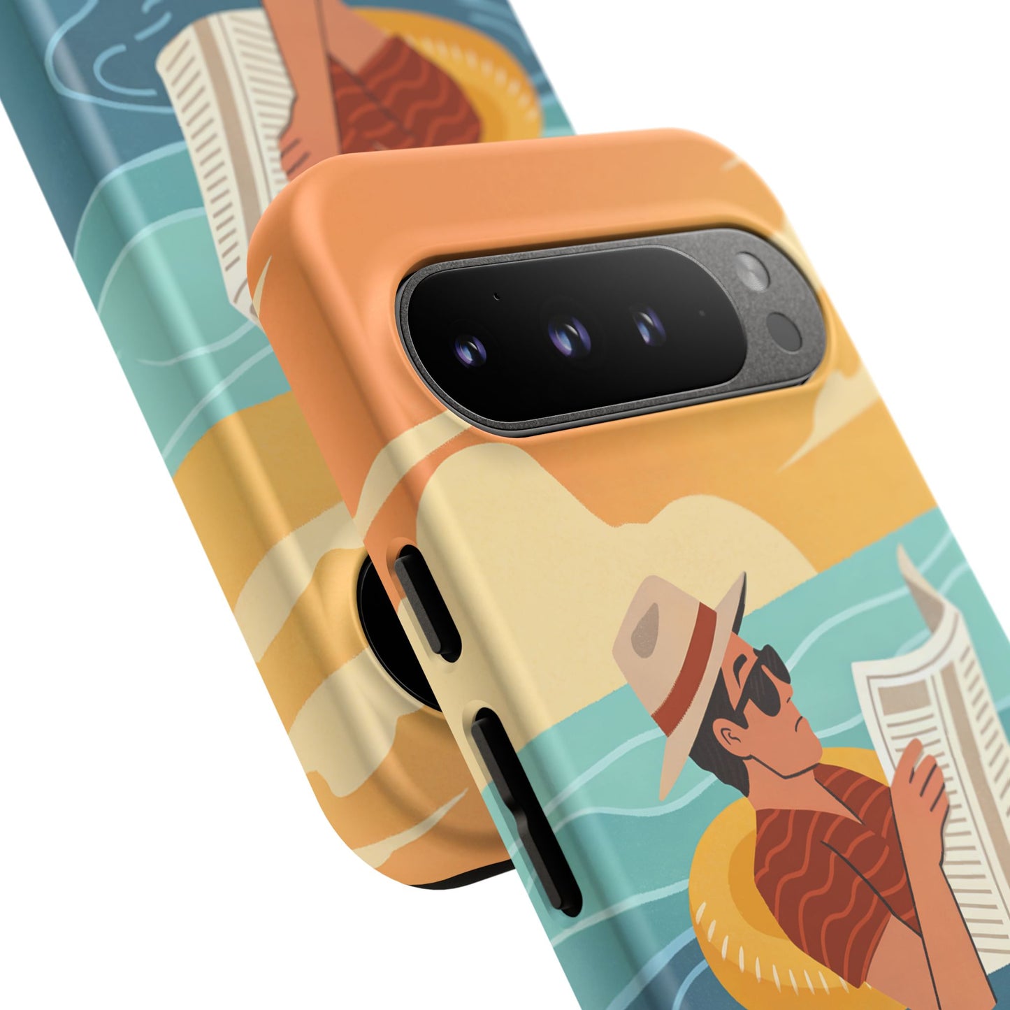 Dødehavet – Retro Flytende Mann Mobildeksel