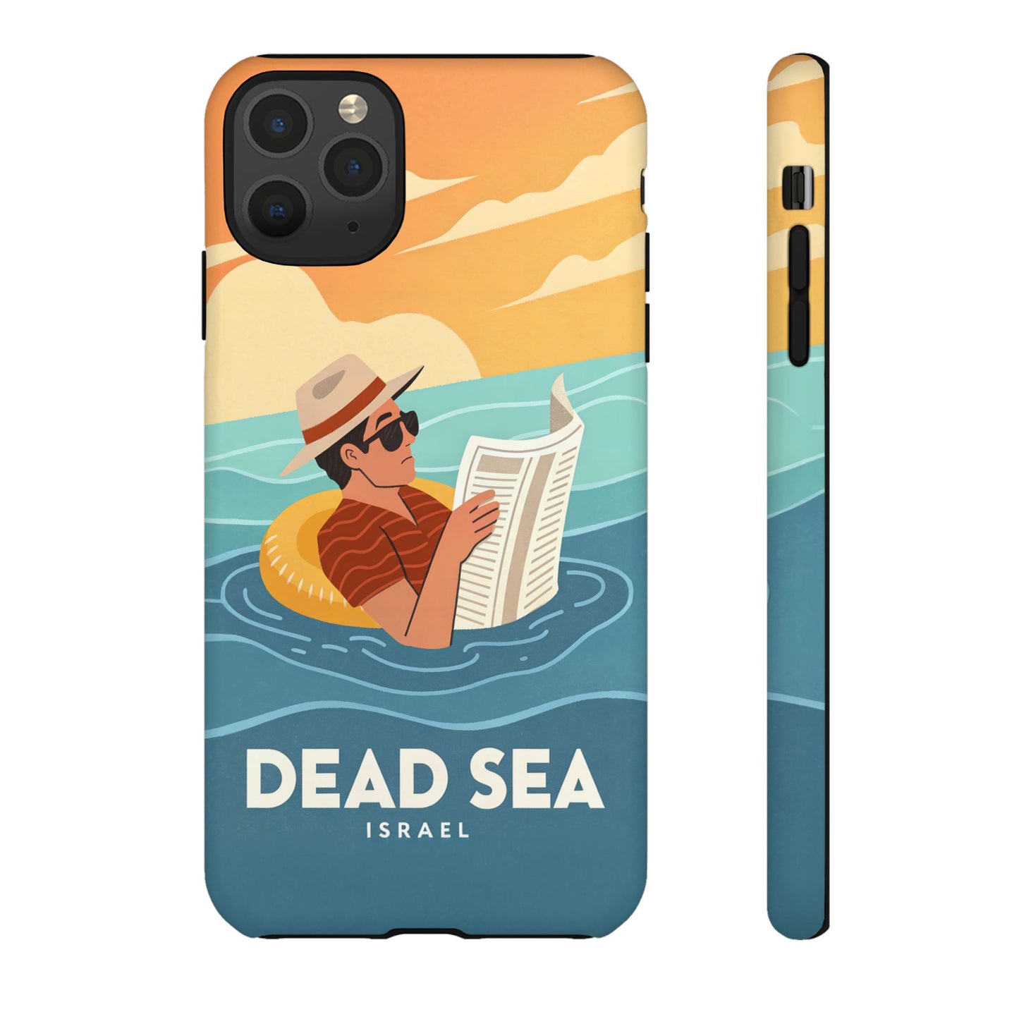 Dødehavet – Retro Flytende Mann Mobildeksel