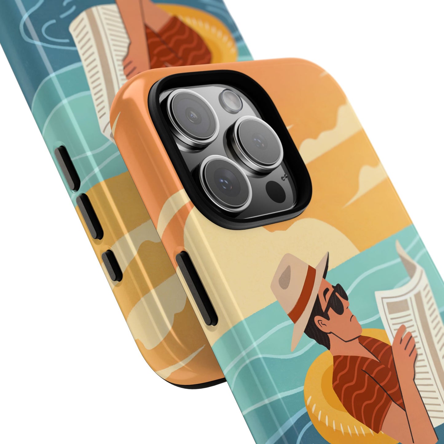 Dødehavet – Retro Flytende Mann Mobildeksel