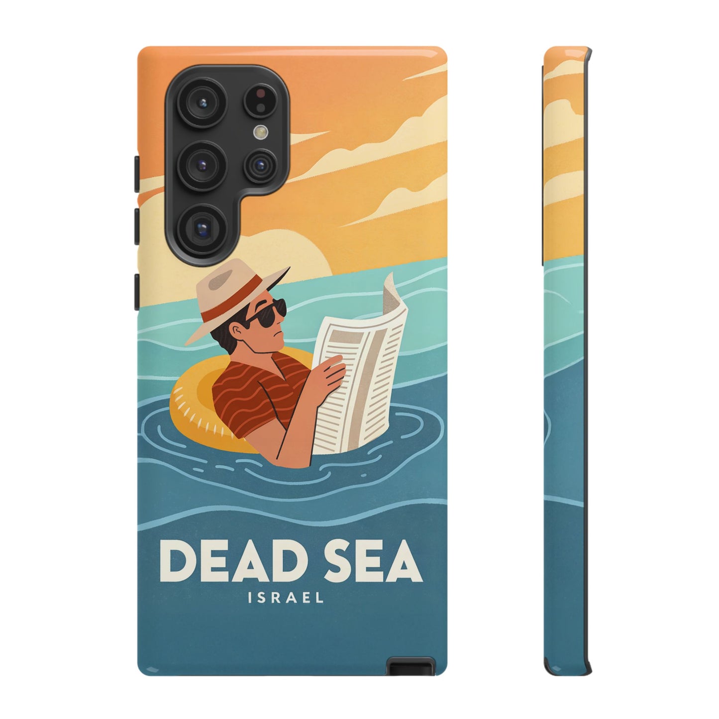 Dødehavet – Retro Flytende Mann Mobildeksel