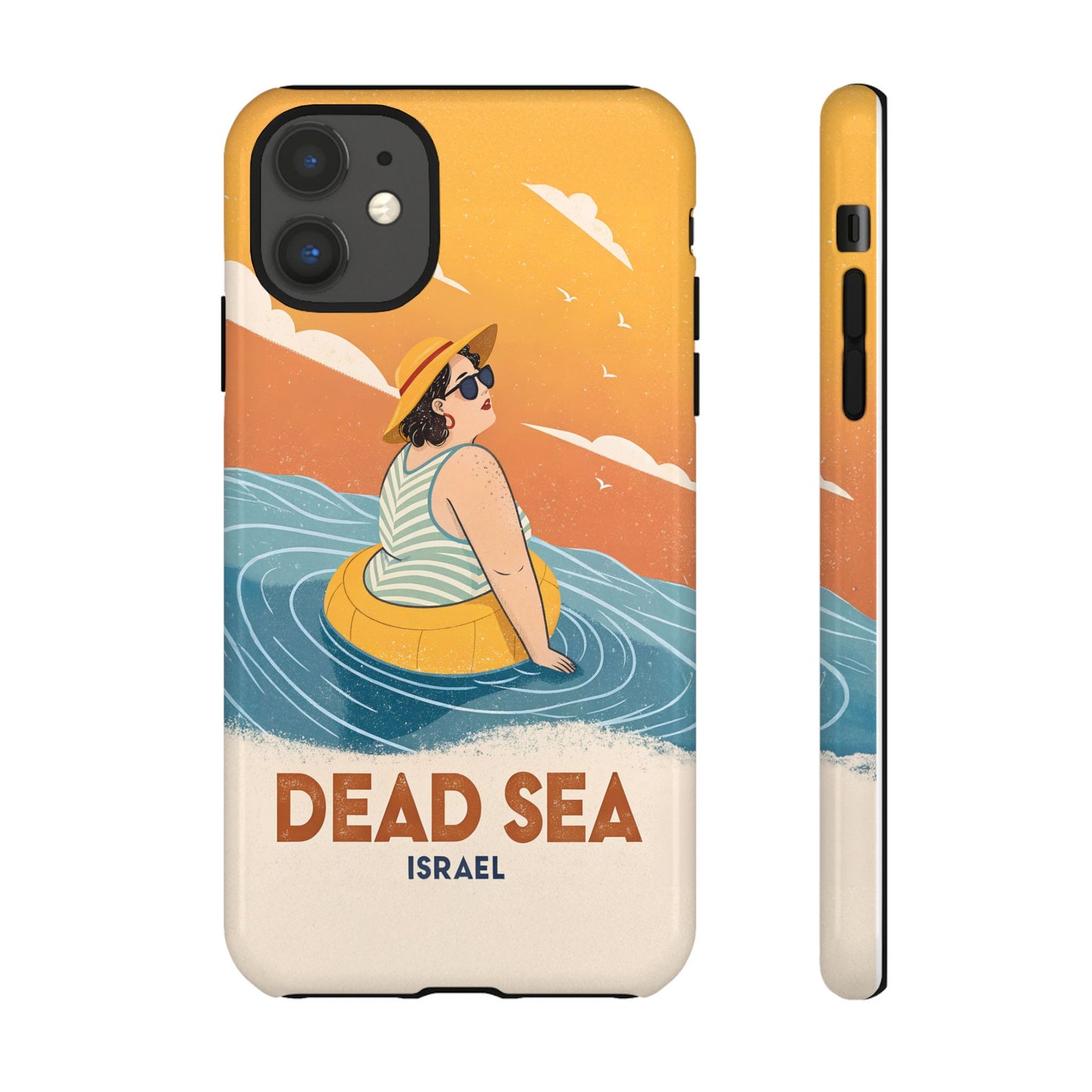 Dødehavet – Retro Flytende Dame Mobildeksel