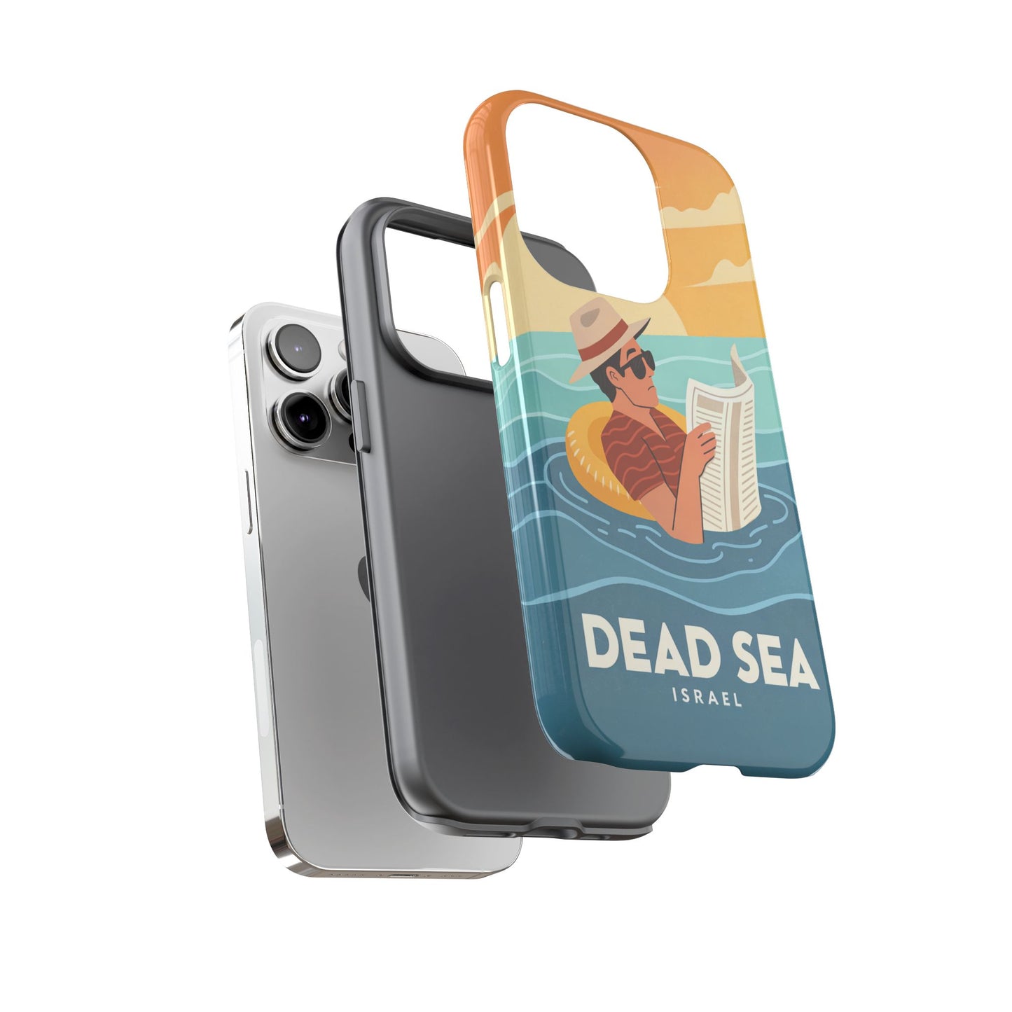 Dødehavet – Retro Flytende Mann Mobildeksel