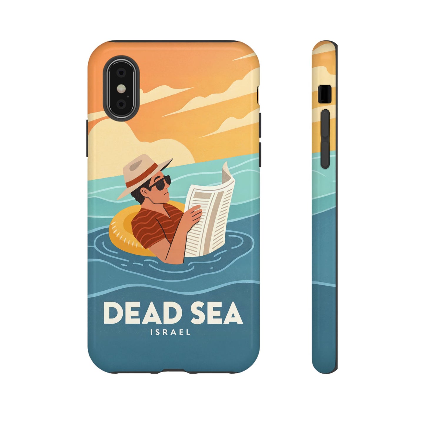 Dødehavet – Retro Flytende Mann Mobildeksel