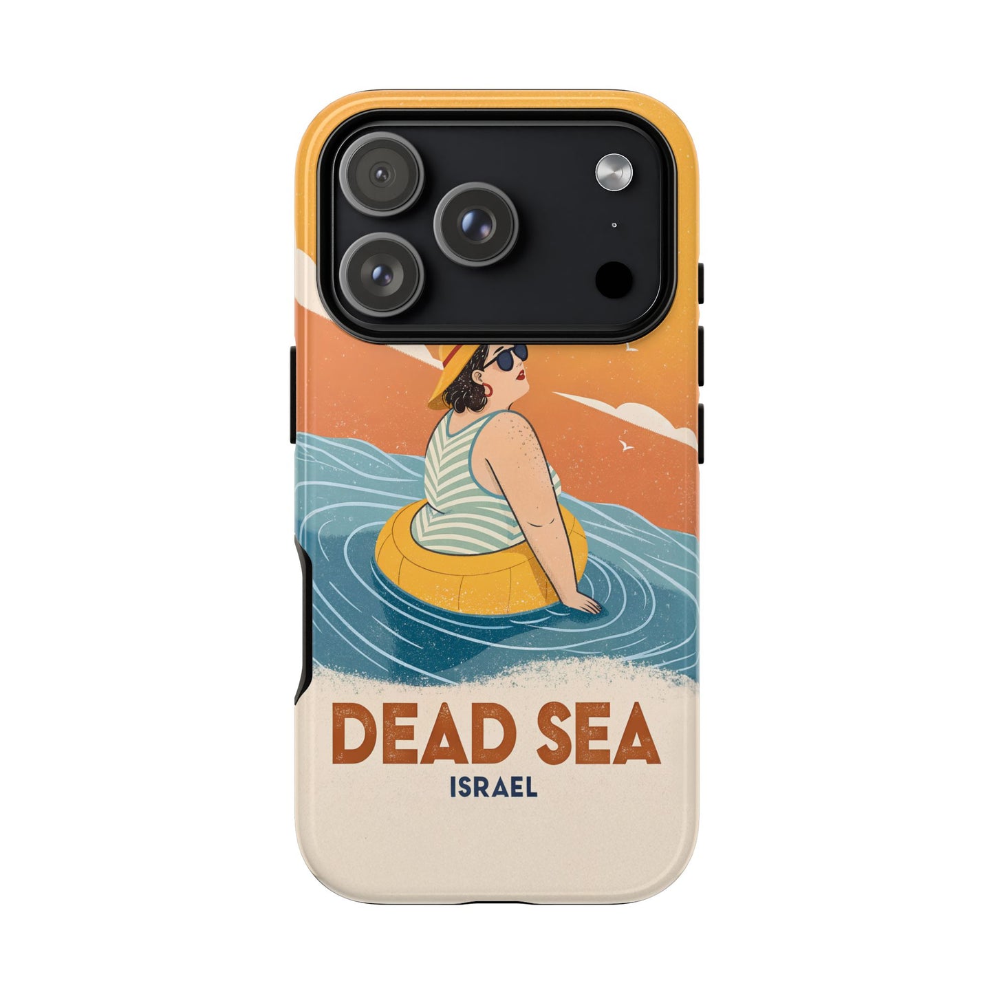 Dødehavet – Retro Flytende Dame Mobildeksel