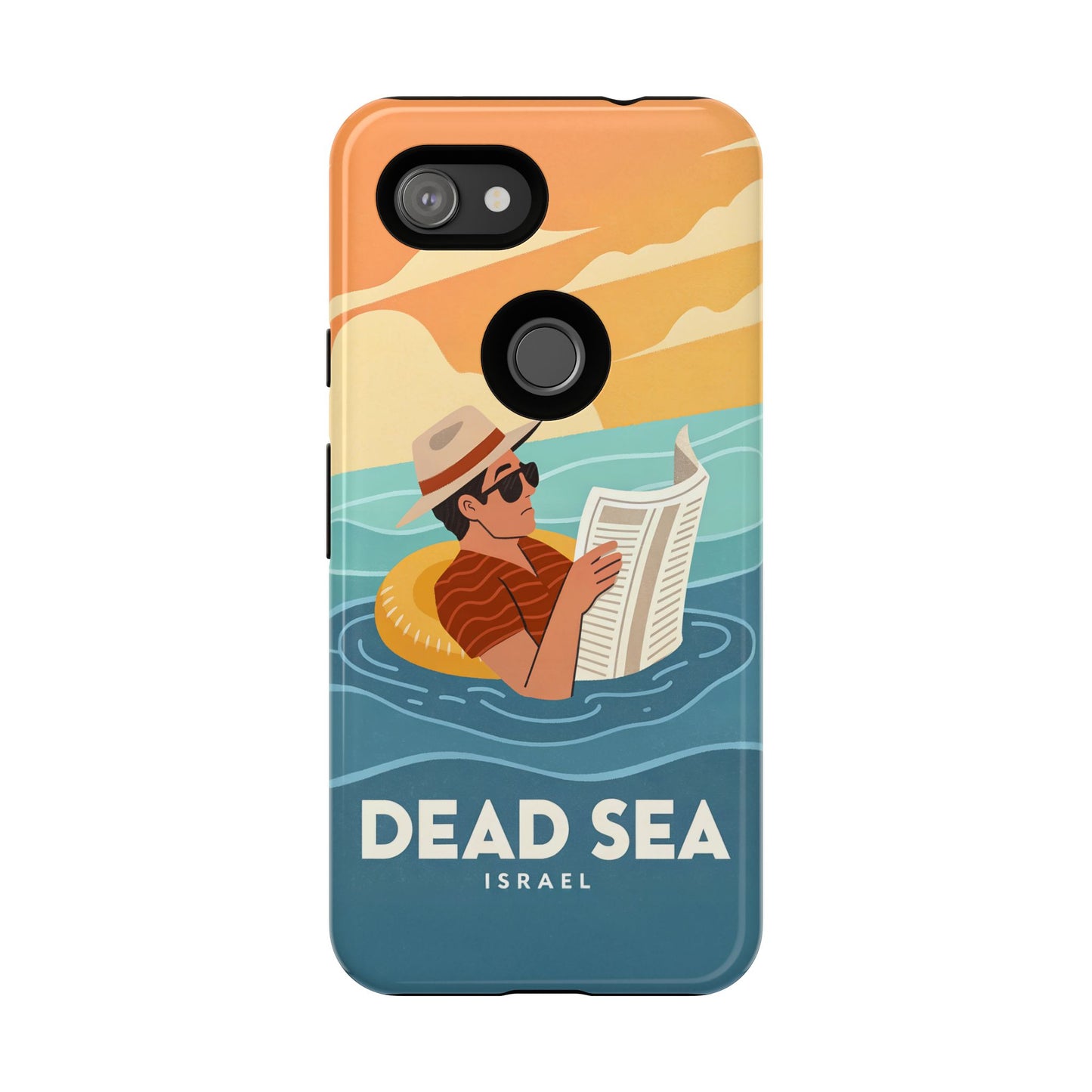 Dødehavet – Retro Flytende Mann Mobildeksel