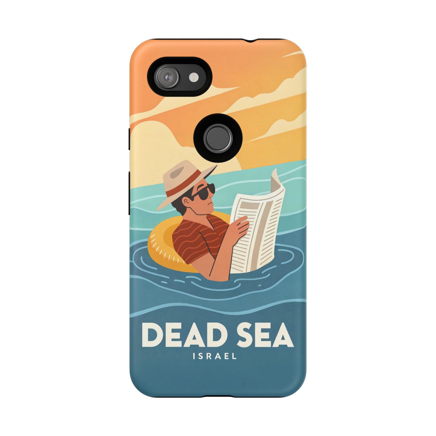 Dødehavet – Retro Flytende Mann Mobildeksel