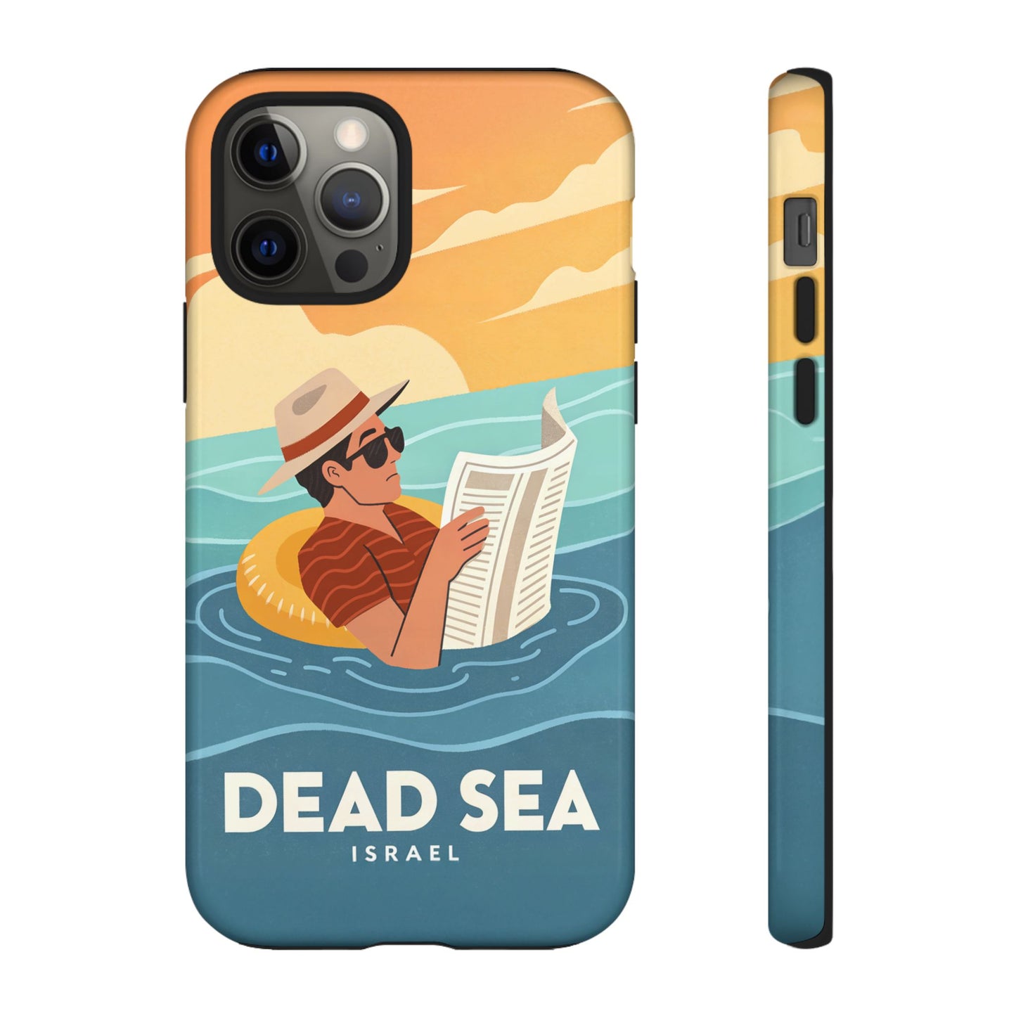 Dødehavet – Retro Flytende Mann Mobildeksel