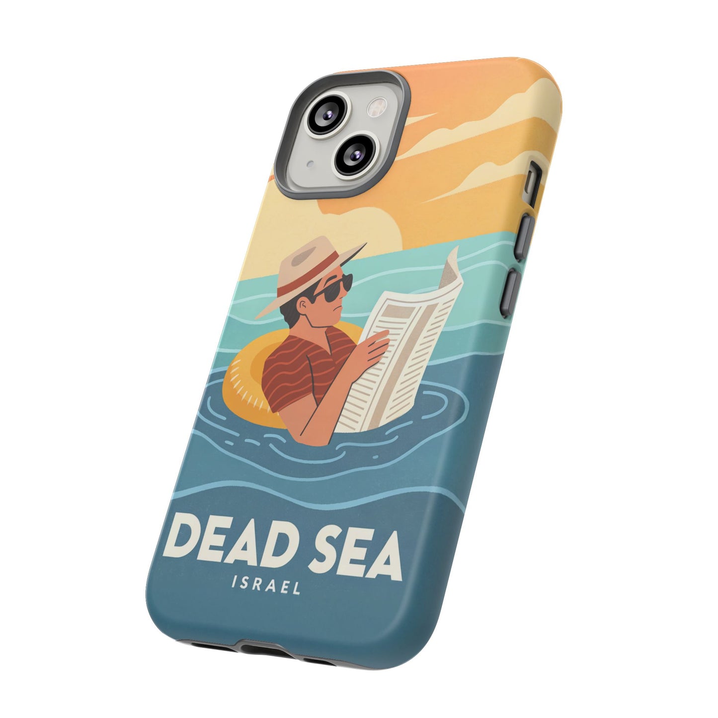 Dødehavet – Retro Flytende Mann Mobildeksel