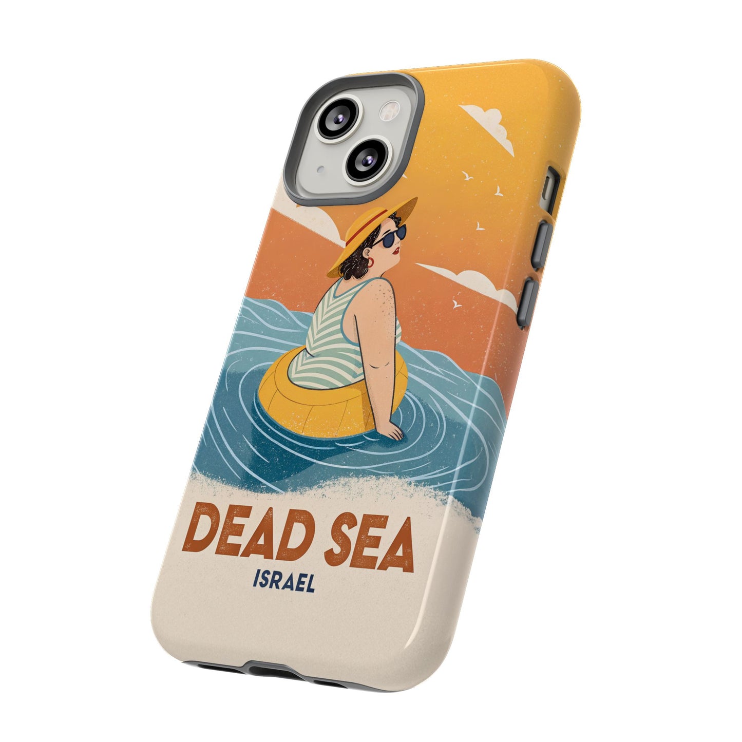 Dødehavet – Retro Flytende Dame Mobildeksel