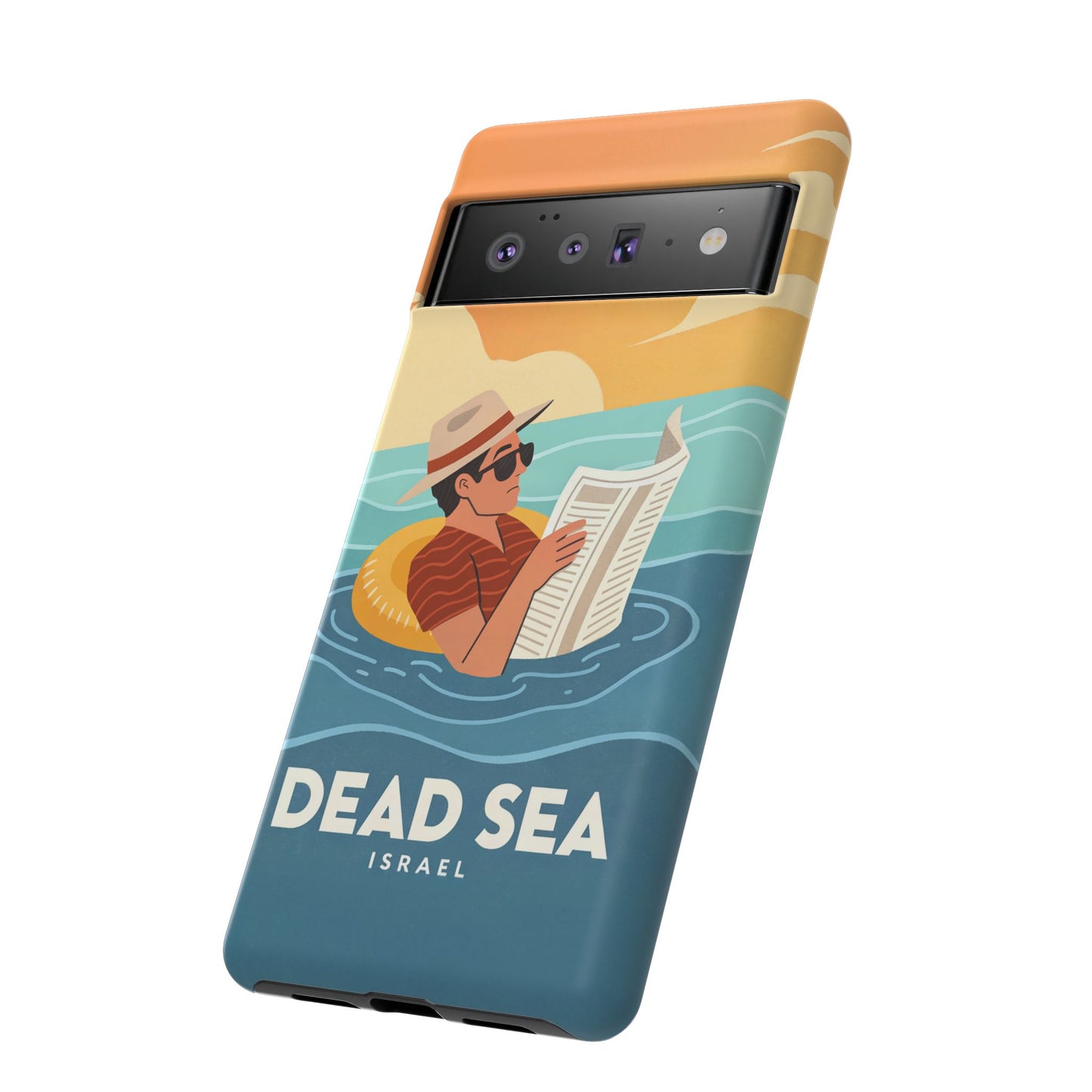 Dødehavet – Retro Flytende Mann Mobildeksel