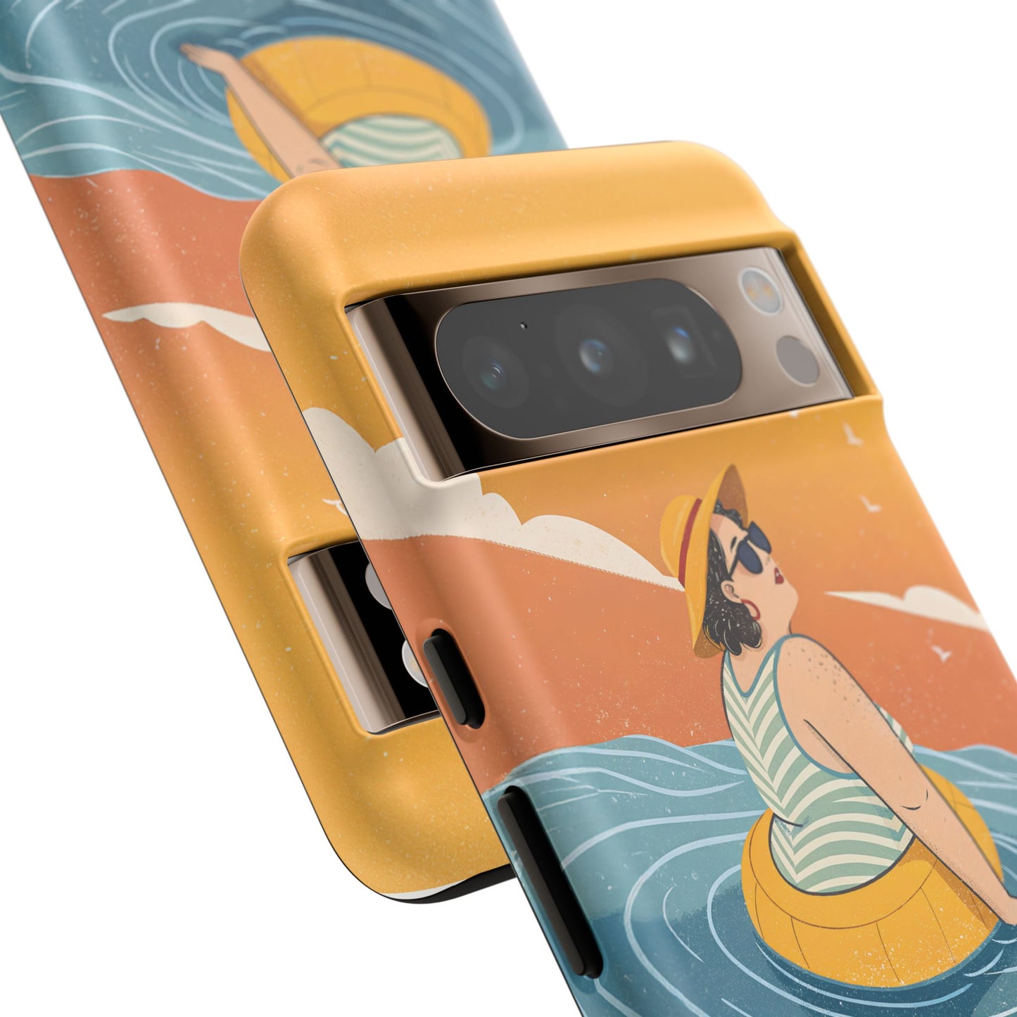 Dødehavet – Retro Flytende Dame Mobildeksel