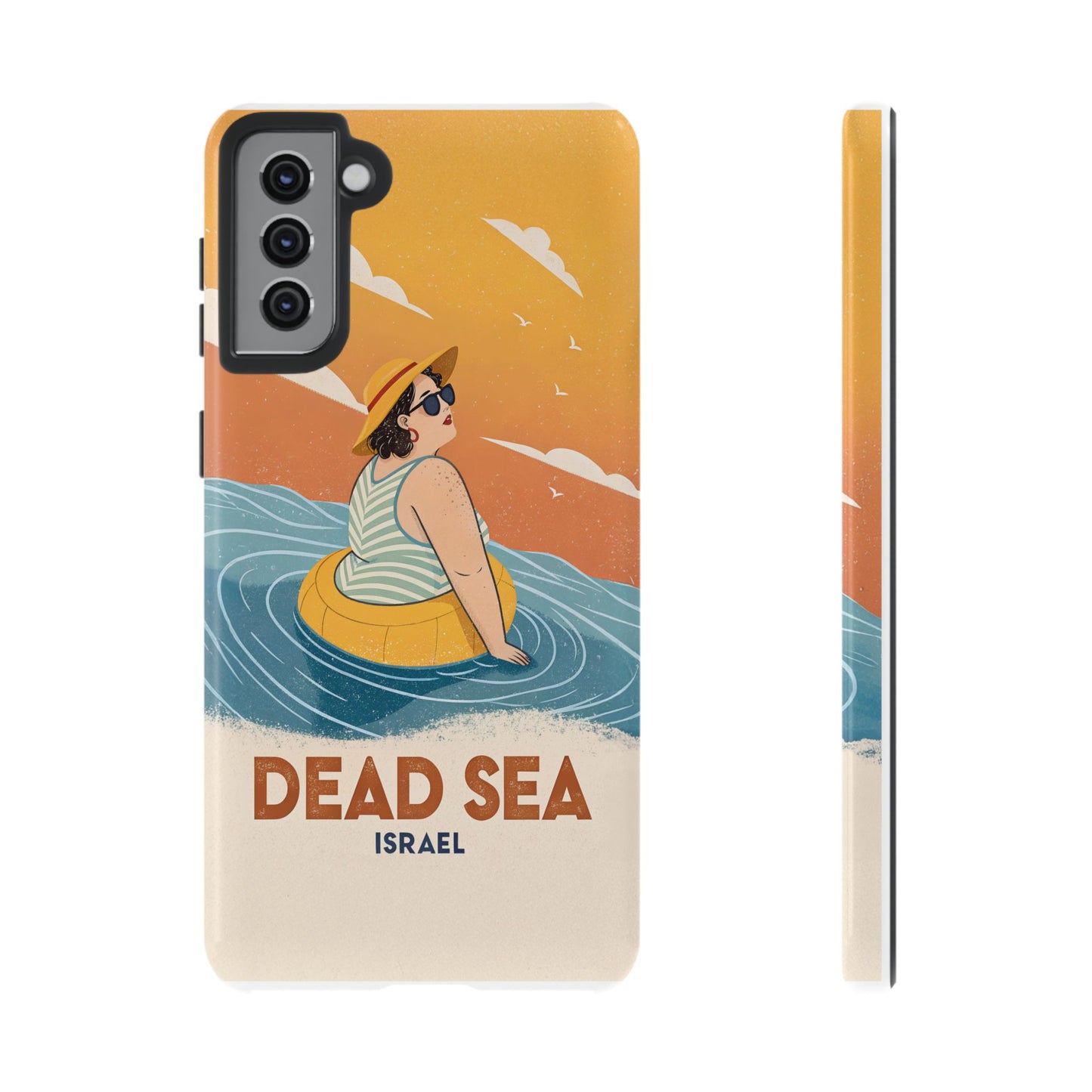 Dødehavet – Retro Flytende Dame Mobildeksel